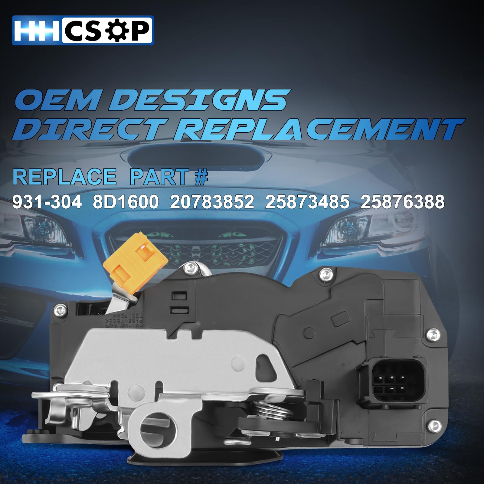 Front Right Passenger Side Door Lock Latch Actuator For 2007 2008 2009 2010 2011 2012 2013 2014 Chevy Silverado Suburban Tahoe I