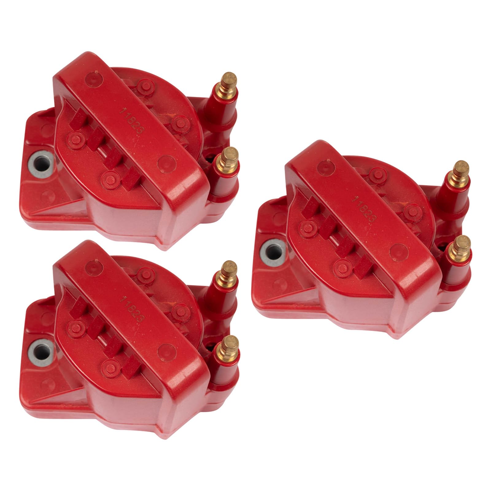 TRQ Ignition Coil Set Compatible with 86-09 Buick 87-88 Cadillac 87-05 Chevrolet 94-95 Honda 92-95 Isuzu 86-04 Oldsmobile 87-08