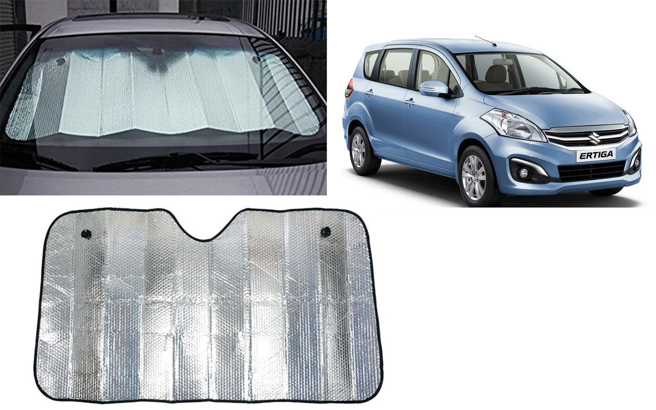 Autopearl Collapsible Mesh Foldable Auto Front/Rear Window Sun Shade Car Windshield for Maruti Suzuki Ertiga Type2 (130 * 60 Cm
