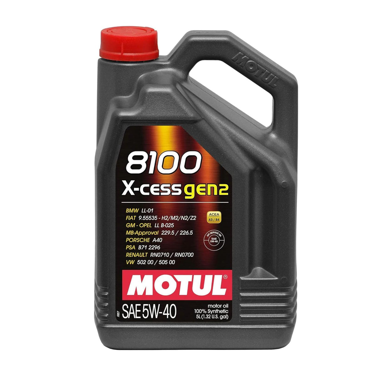 Motul 8100 5W40 X-Cess 5L (Pack of 2)
