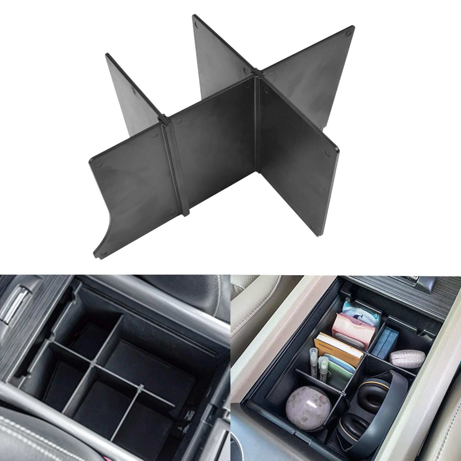 EDBETOS Armrest Divider Compatible with Honda Pilot 2016-2022 / Honda Ridgeline 2017-2023 / Honda Passport 2019-2023 Center Cons