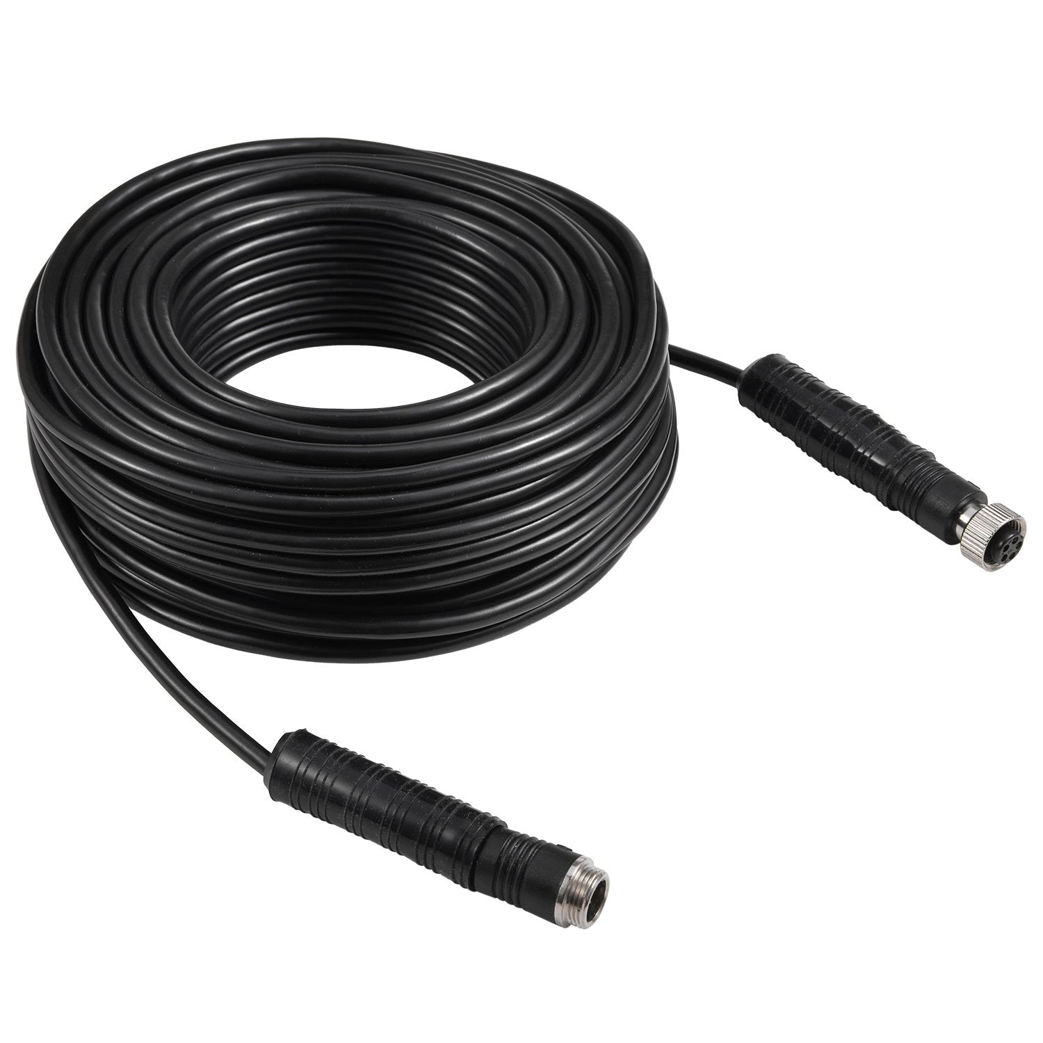 Dallux Backup Camera Cable 4Pin Video Power Aviation Extension Wire For Vehicle Car Camper Bus Van Truck Motorhome Trailer Rv Re