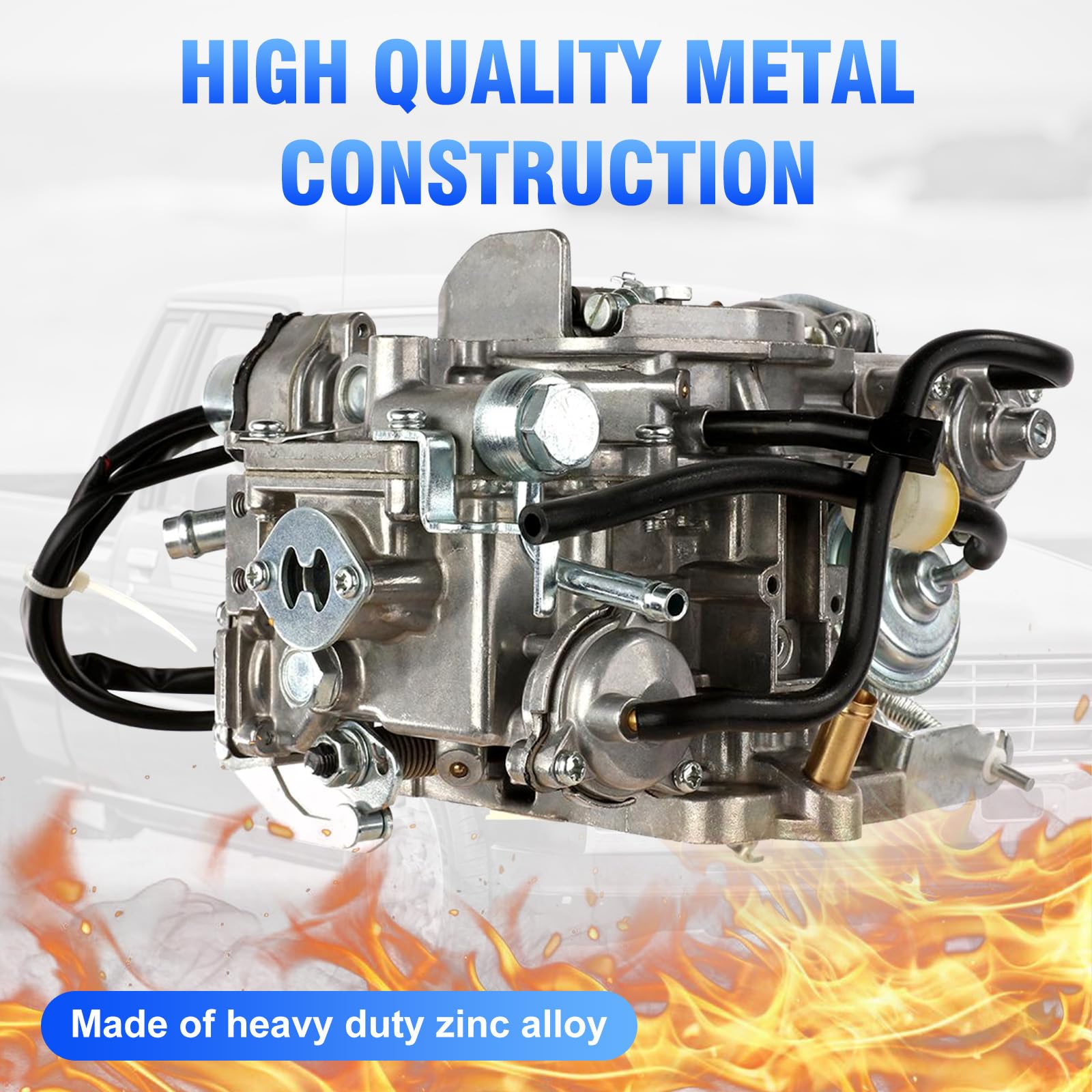 Partol 22R Carburetor For Toyota Pickup Carburetor 1981-1987 Toy-505 Toy-507 2.4L Carburetor Carb, Automatic Choke (35290/2.4L 2