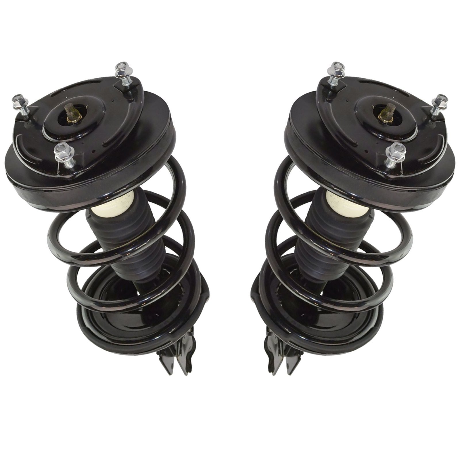 Trq Front Strut & Coil Spring Assembly Set Driver & Passenger Sides Compatible With 07-08 Hyundai Entourage 06-14 Kia Sedona