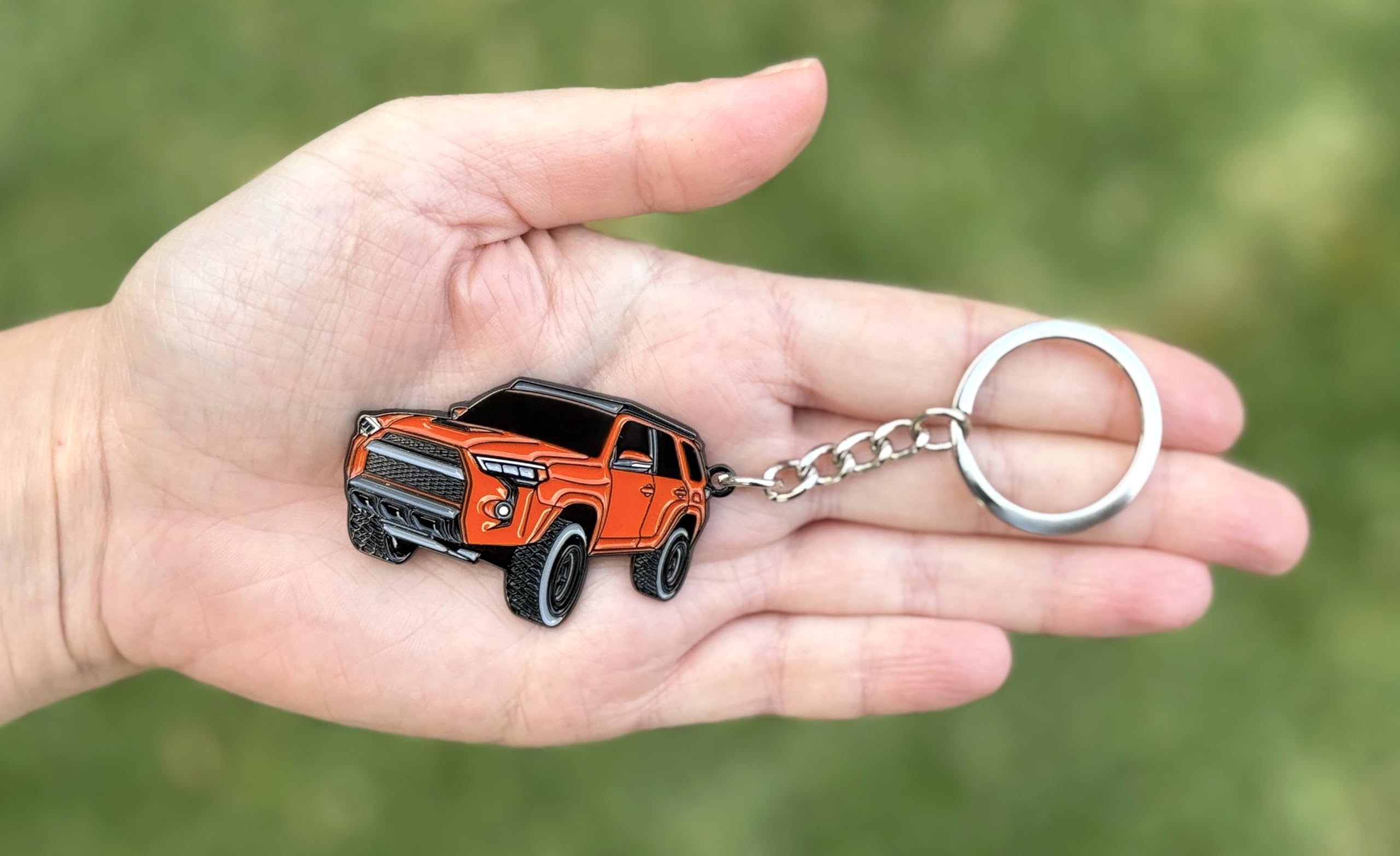 Four Wheel Beast 4Runner Accessories - Keychain 4 Runner Key Chain Key Fob Cover - 3Rd 4Th 5Th Gen Mods Trd Car Accessories (Sol