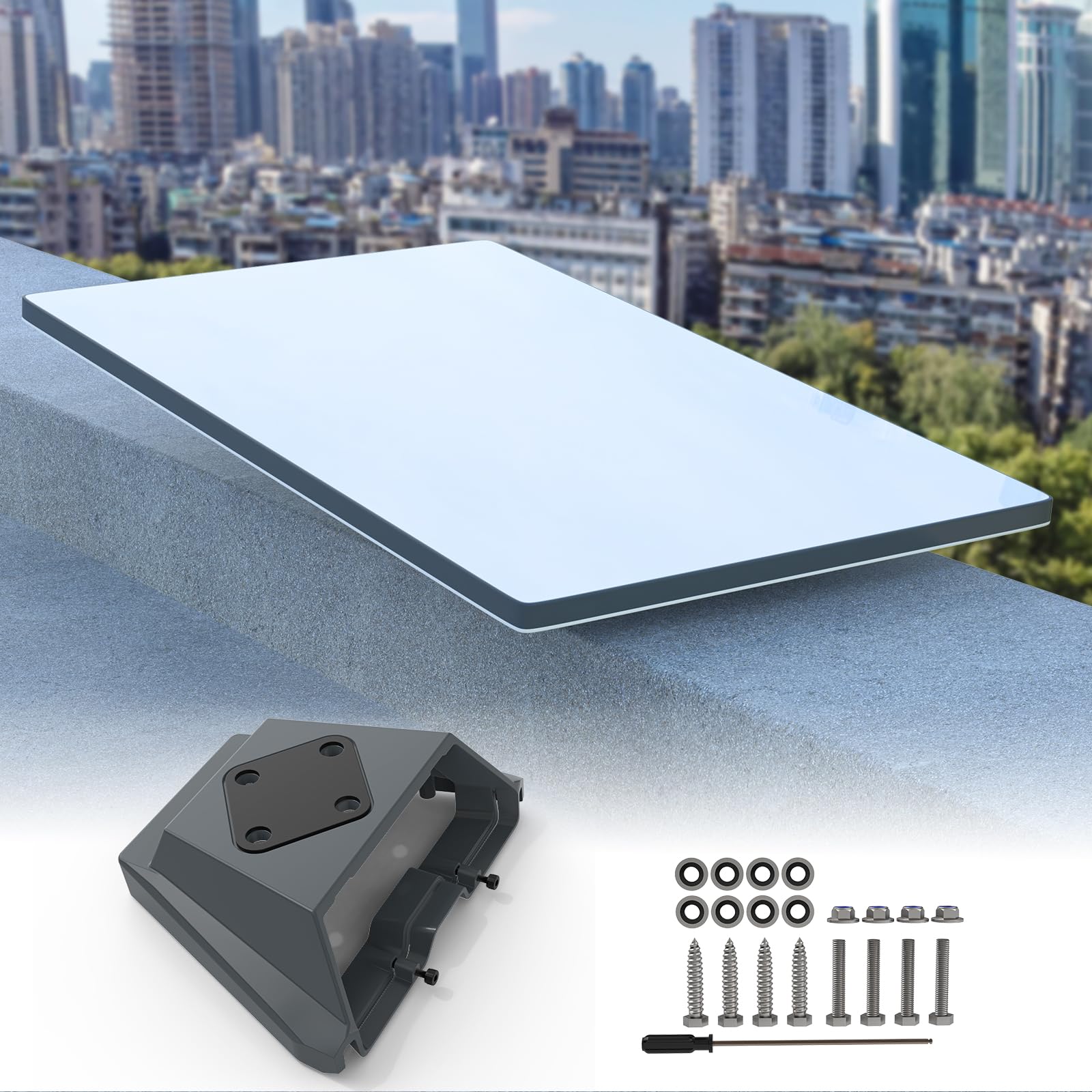 Starlink Gen 3 Mobility Mount, Starllink Gen 3 RV Mount,Anti-Theft Standard V3 Mounting Kit for Car Roof Flat Mounts RV Trailer 