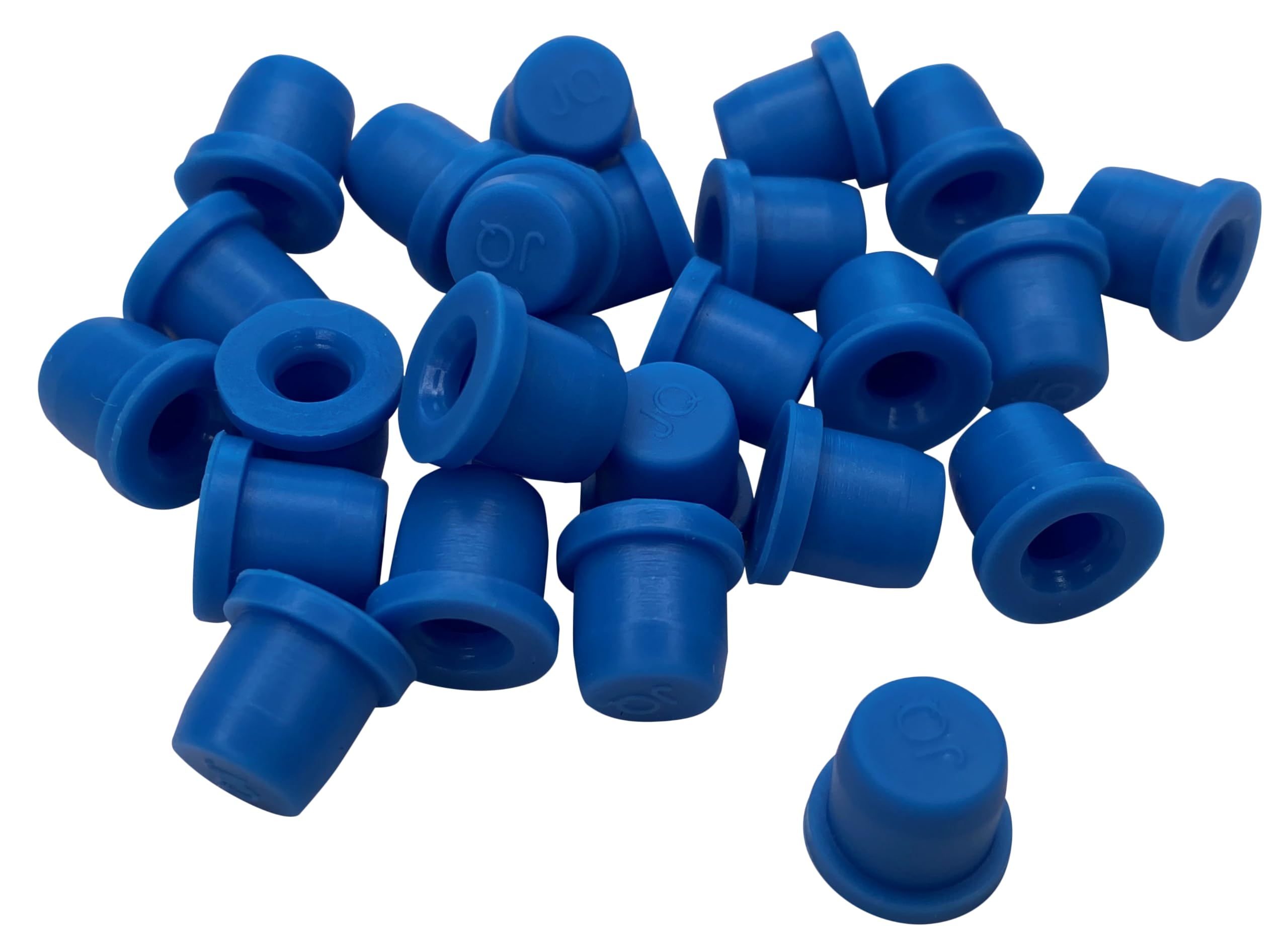 (25 Pack) Blue - Brake Bleeder Screw Caps Grease Zerk Fitting Cap Rubber Dust Cover