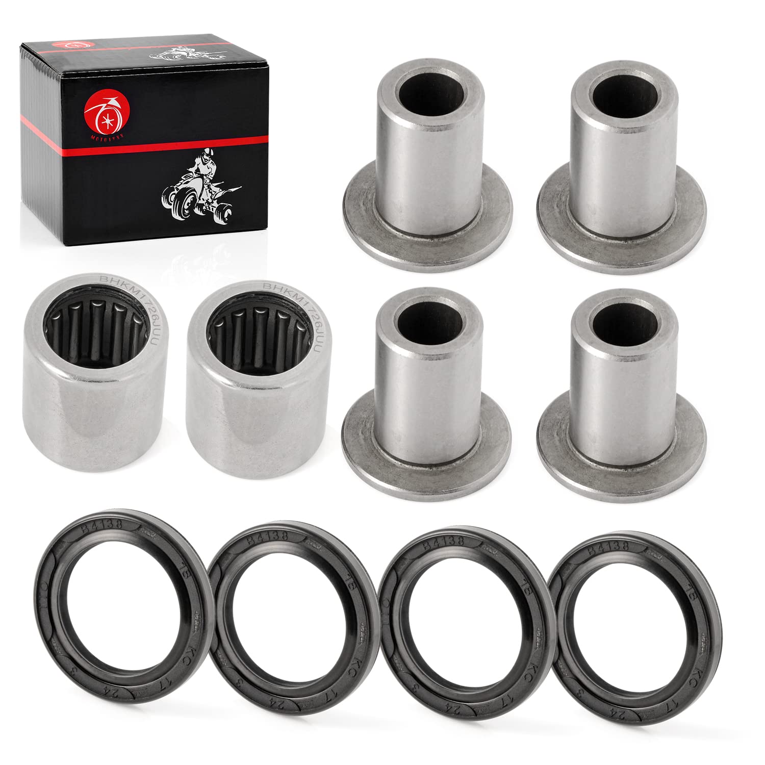 50-1014 Front Upper A Arm Bushings Bearing Seal For Kawasaki Kfx400 For Arctic Cat 400 Dvx For Suzuki Quadsport Z400 Ltz400 Ltz