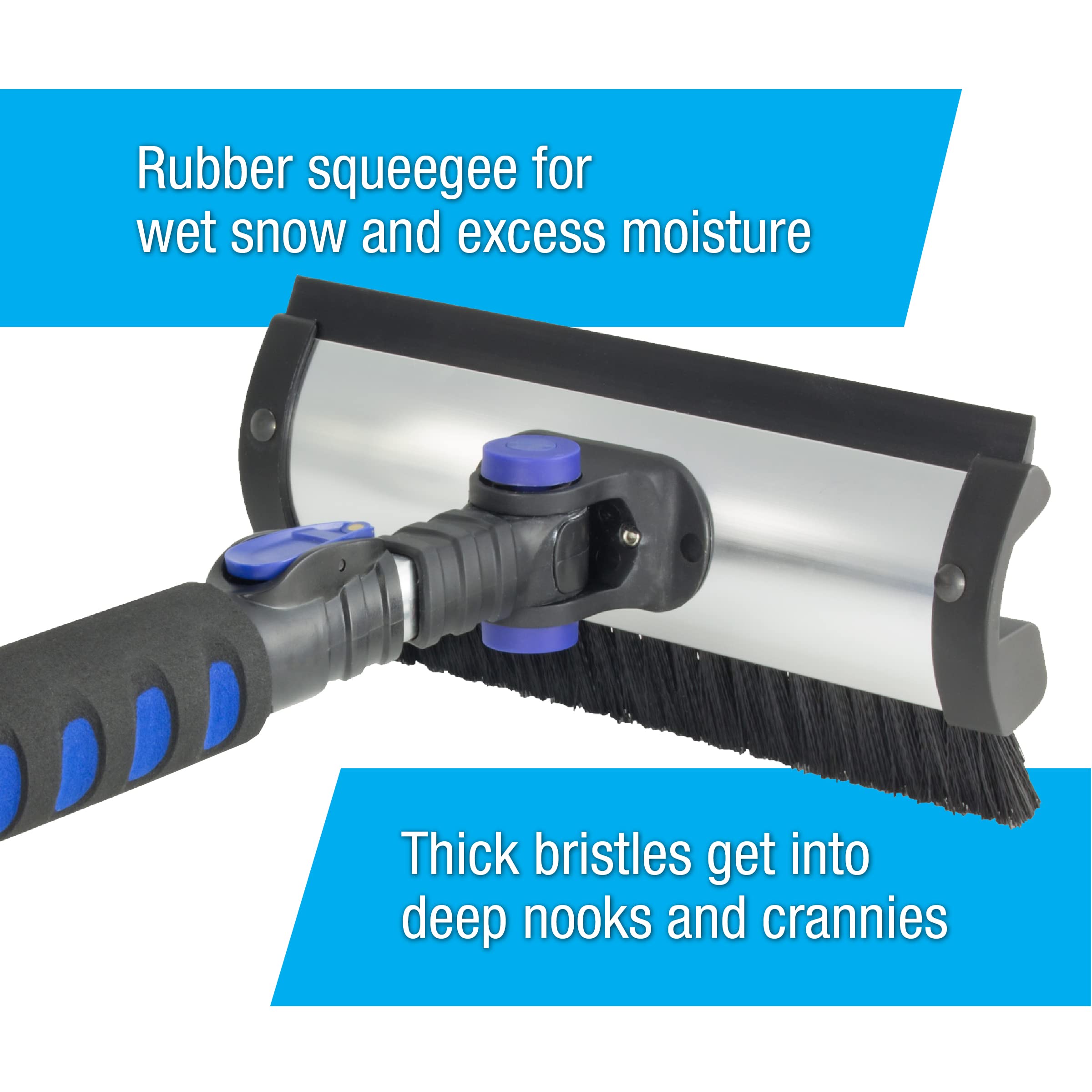 Subzero 80021 60    Quick Lock Snow Broom For Car And 11    Ice Scraper Bundle