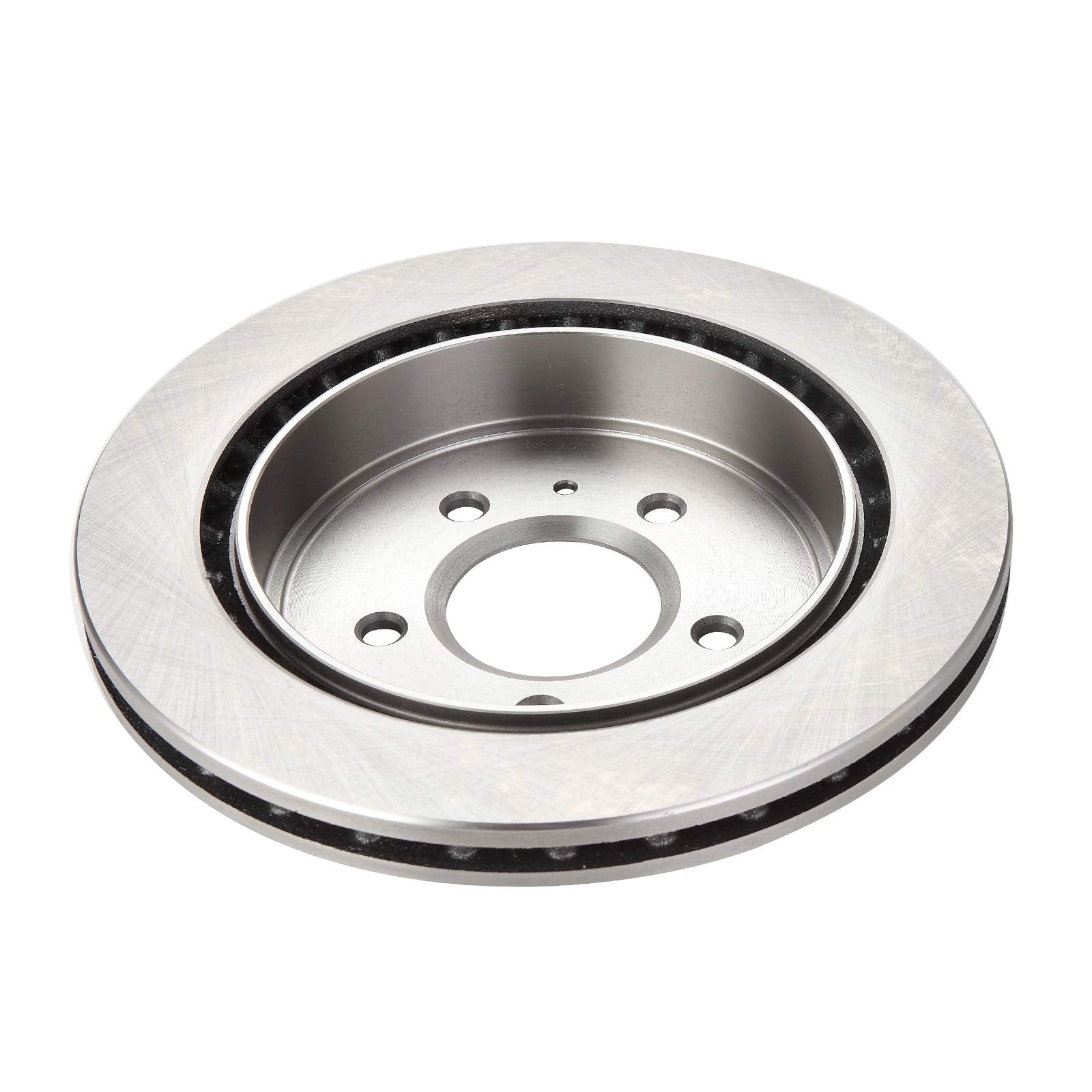 TRQ Rear Brake Pad & Rotor Kit Brake Pads Brake Rotor Ceramic Compatible with 2003-2007 Cadillac CTS 2005-2011 STS