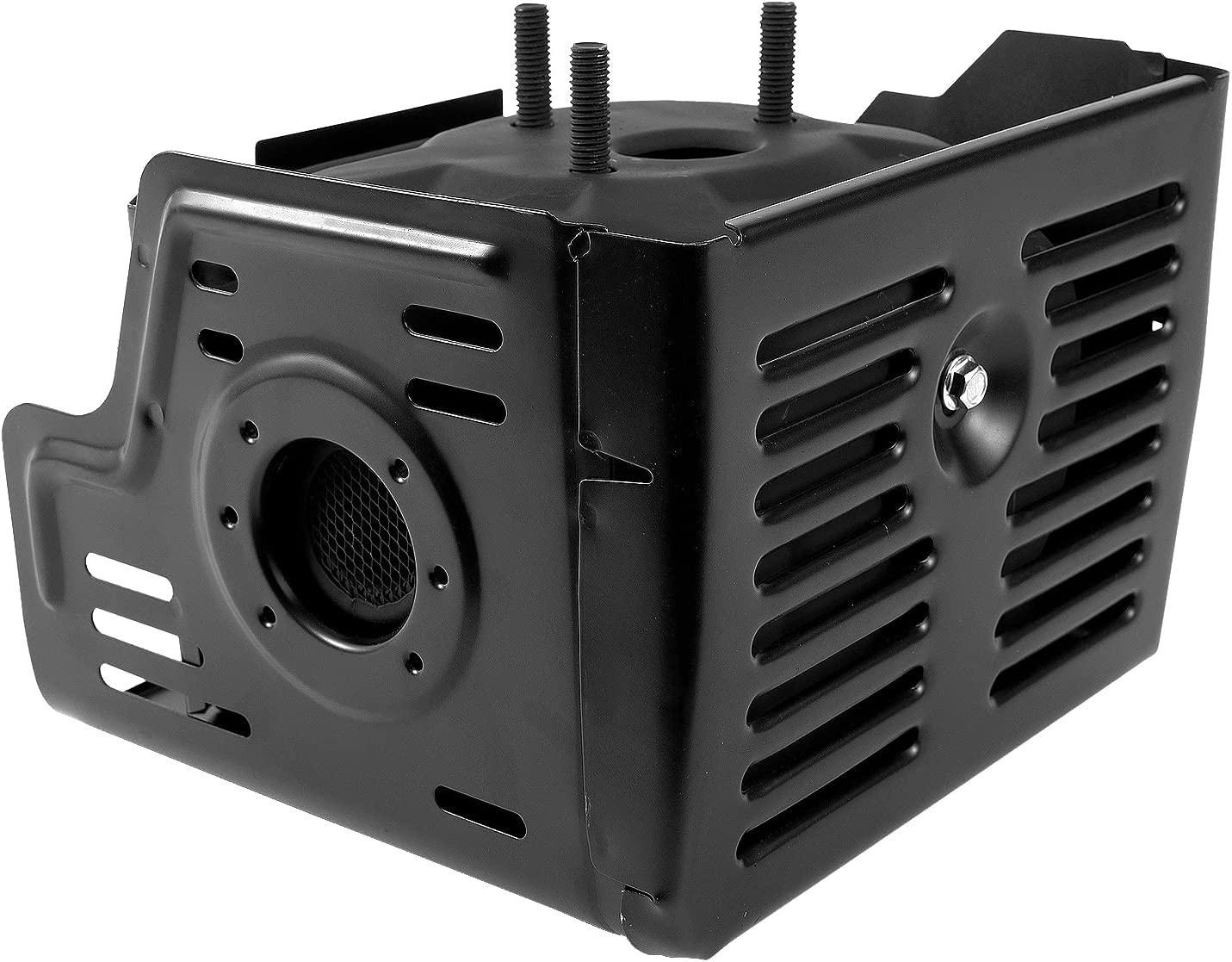 Sutmorly Muffler Exhaust Kit Assembly Fits Honda GX340 GX390 GX420 11HP 13HP 16HP Harbor Freight 420 Engine Water Pump Snowblowe