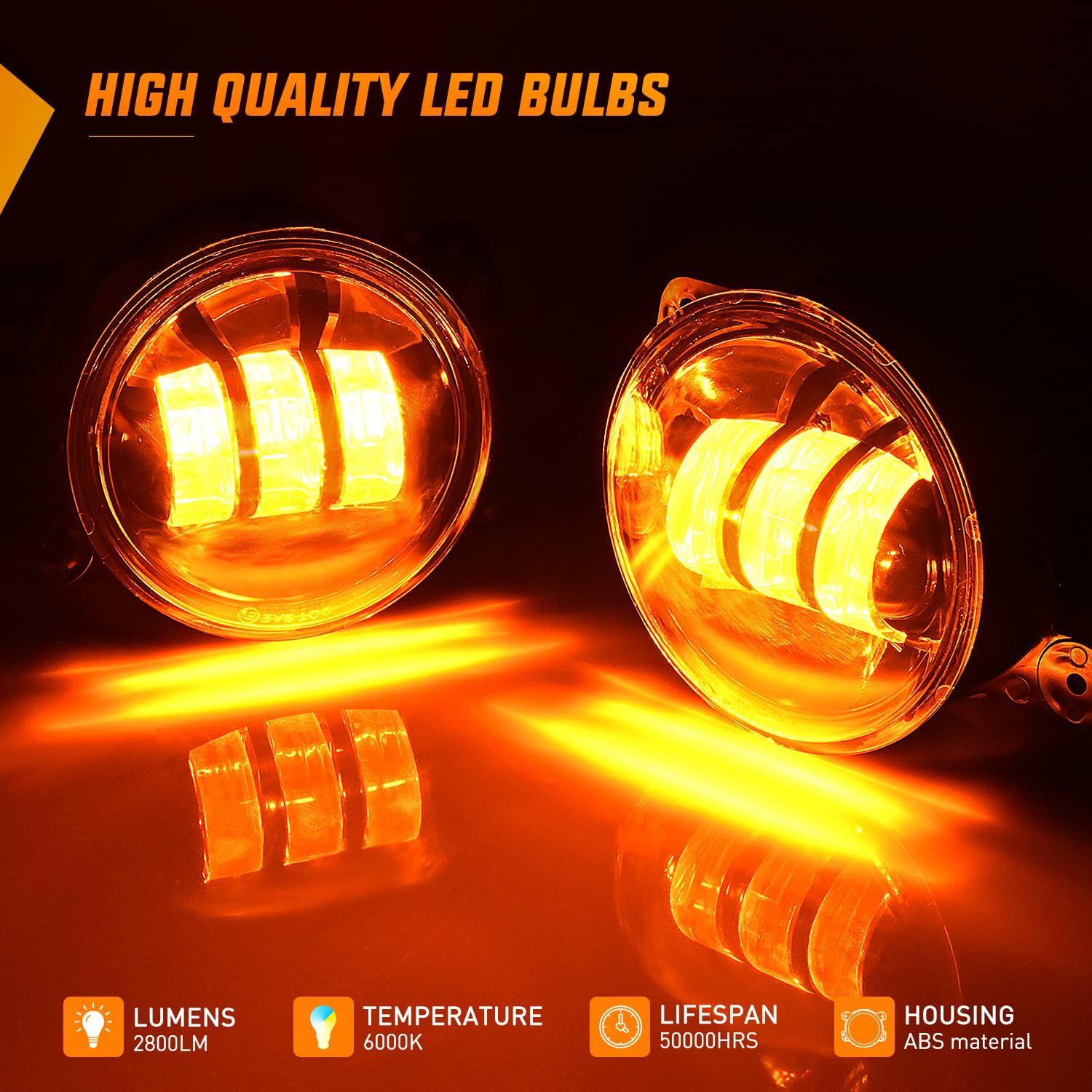 Nilight 2Pcs 7 Inch Led Halo Headlights W/Turn Signal Amber White Drl High Low Beam Round Headlamp For 2007-2018 Wrangler Jk Jku