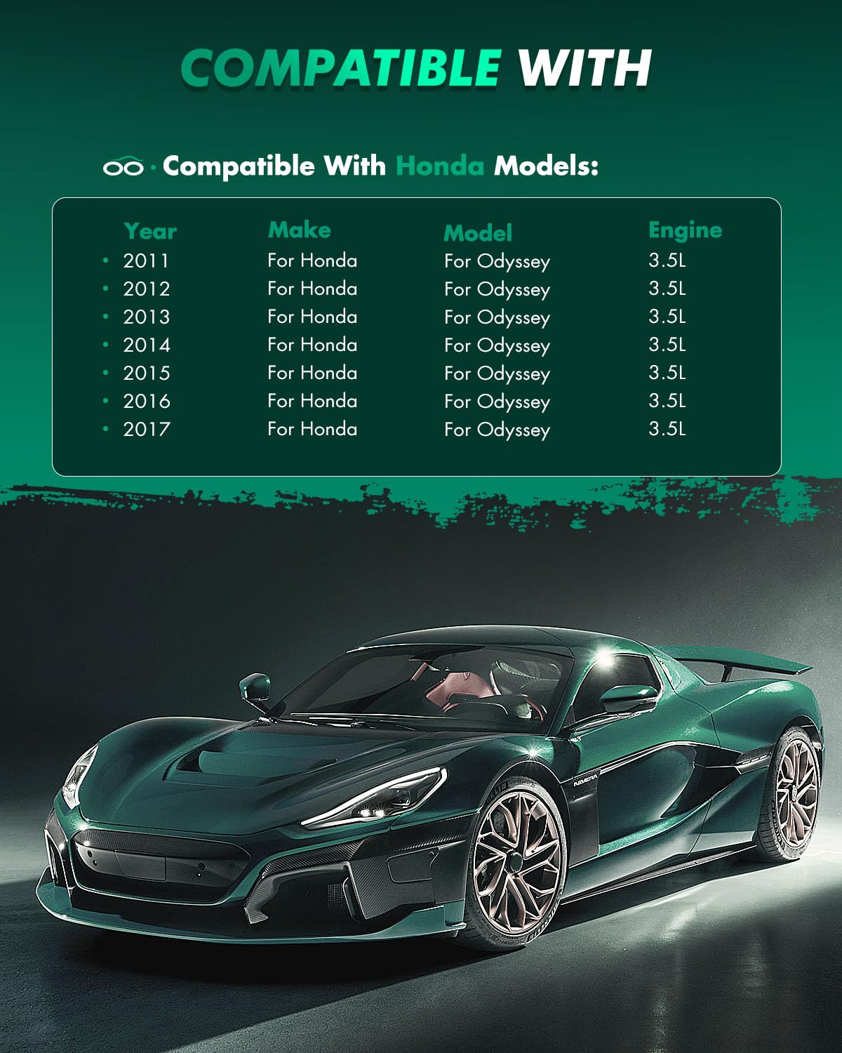 Scitoo D1521 D1281 Front Rear Ceramic Brake Pads Sets Fit For Honda Odyssey 2011 2012 2013 2014 2015 2016 2017