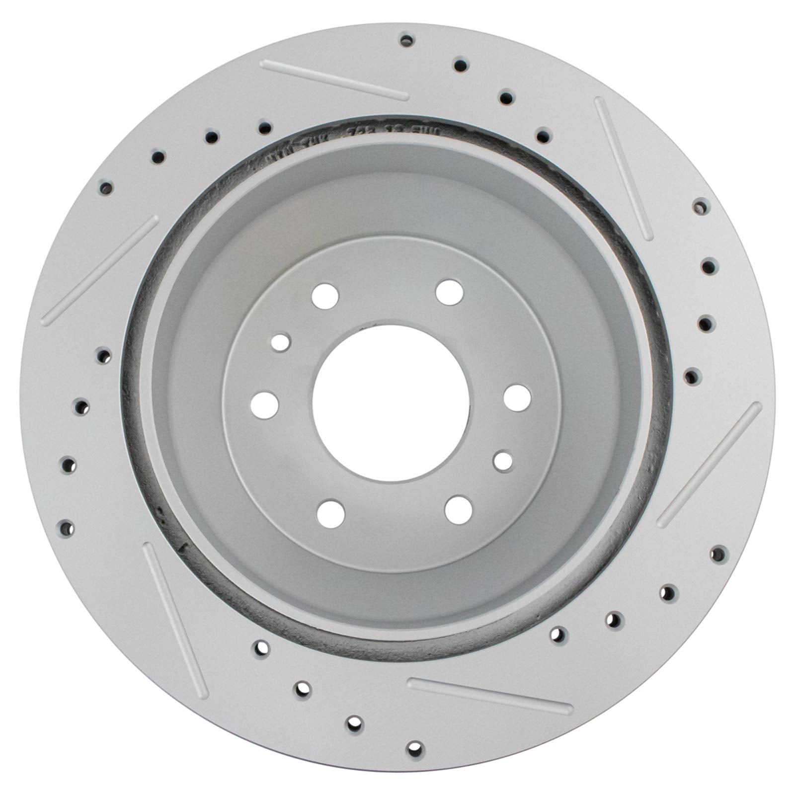 Trq Rear Performance Brake Rotor Drilled Slotted Pair Set For 9-7X / Ascender/Bravada/Envoy/Envoy Xl/Envoy Xuv/Rainier/Ssr/Trail