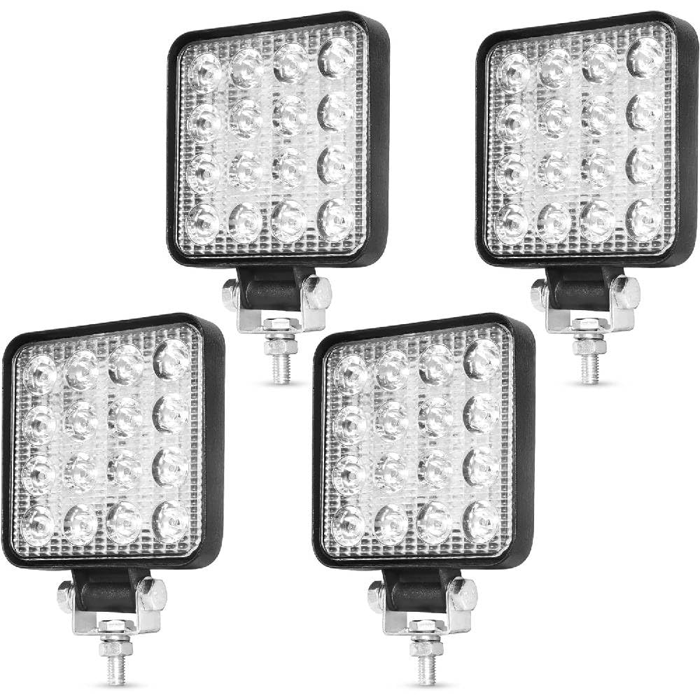 Yitamotor 5 Inch Led Light Bar Led Pods 2Pcs 32000Lm Waterproof 240W Spot Flood Combo Light Led Work Light Off Road Driving Fog