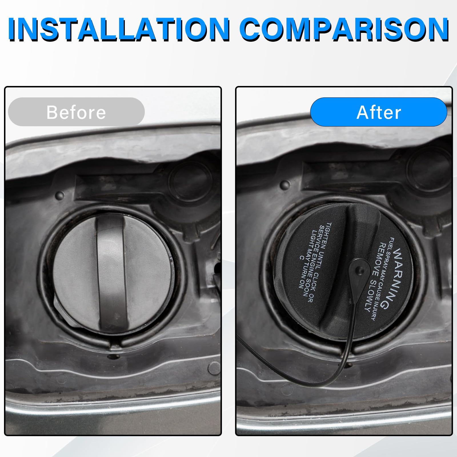 Gas Cap Replacement For Mitsubishi Eclipse 2004-2012, Galant 2004-2012, Outlander 2014-2018, Outlander Sport 2013-2019 Replace 1