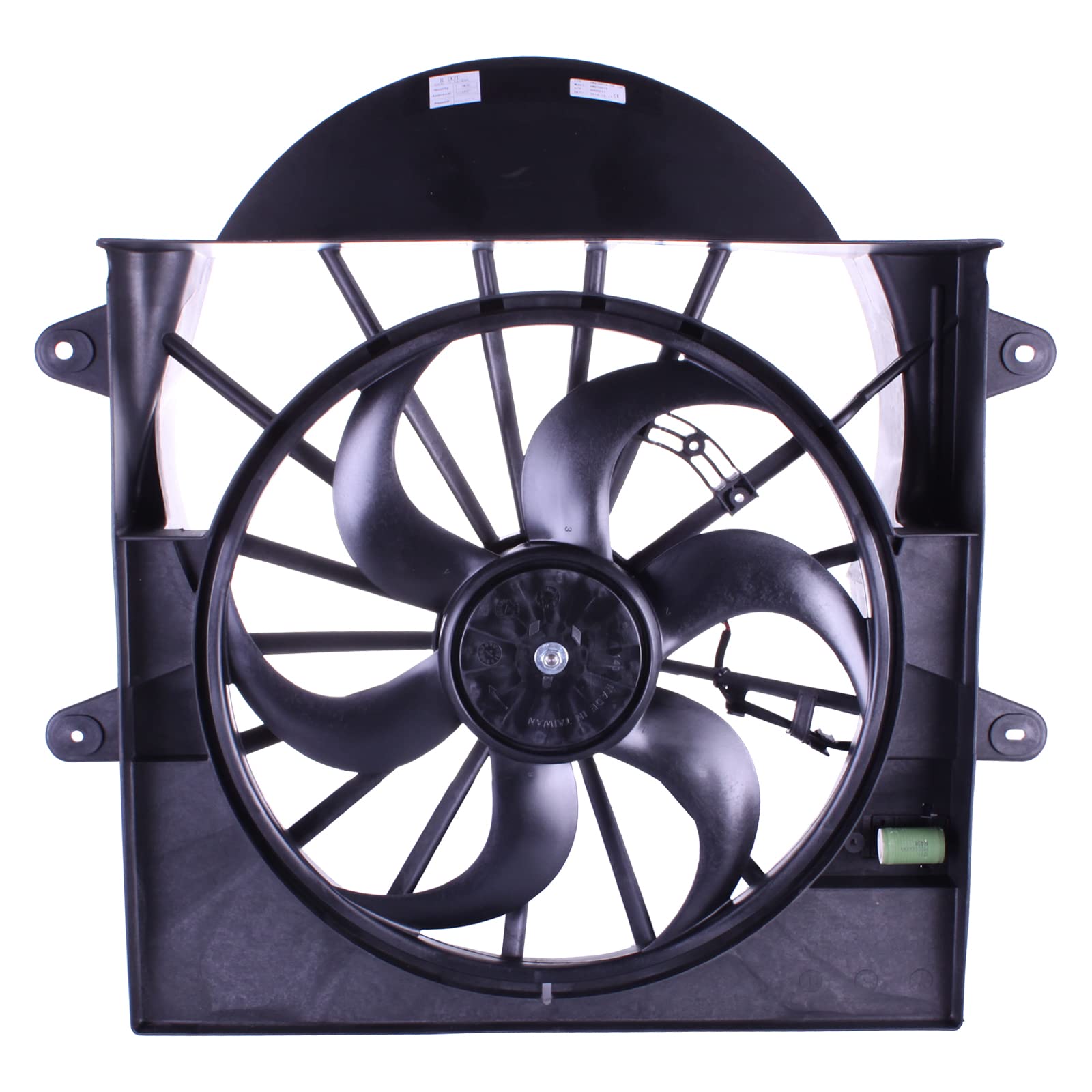 TYG OE Replacement(CAPA Quality) Cooling Fan Extra Silent for 2008-2010 Jeep Grand Cherokee & Commander 3.7L/4.7L | OE No. 55037