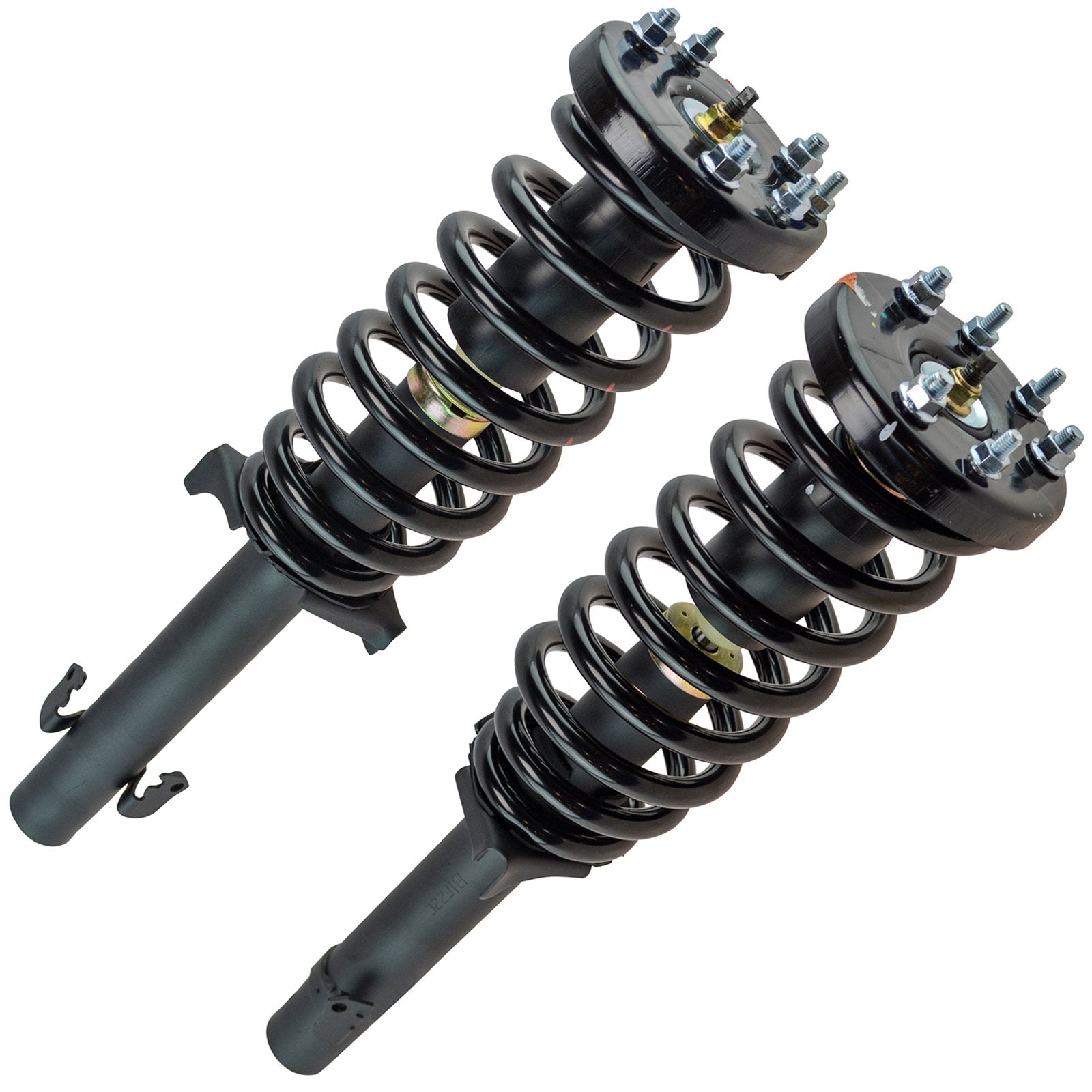 Trq Front Strut & Coil Spring Assembly Set Driver & Passenger Sides Compatible With 08-12 Honda Accord