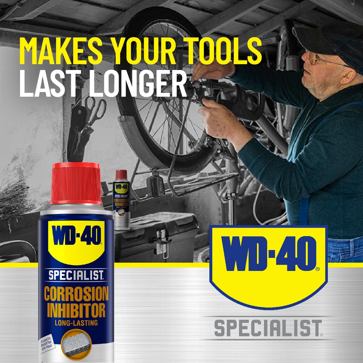 WD-40 Specialist Corrosion Inhibitor Spray, Long-Lasting Anti-Rust, 6.5 oz - 1-Pack, Protects Metal Surfaces from Rust and Corrosion