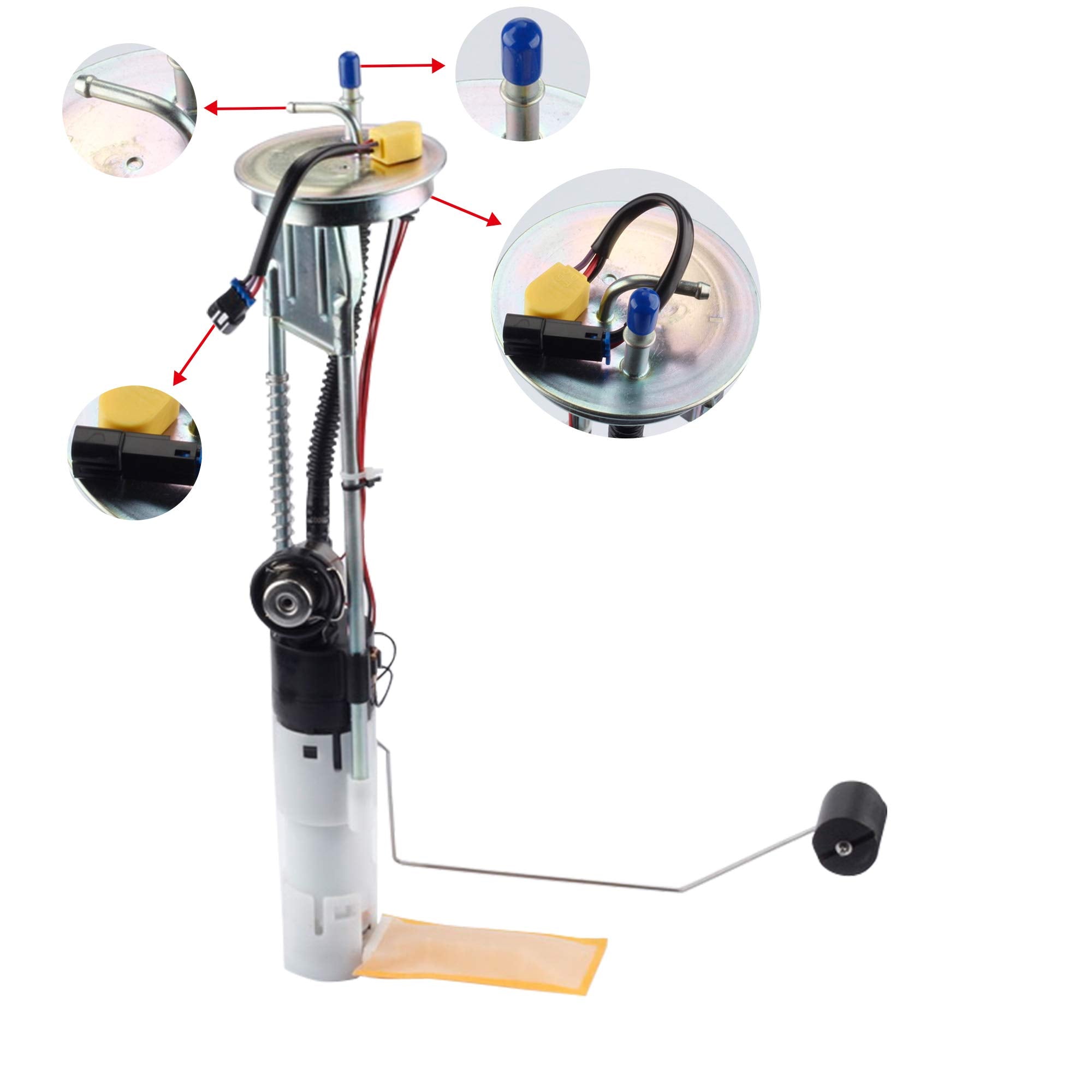 Dasbecan Electric Fuel Pump Assembly Compatible With Polaris Ranger 500 2006-2013 Ranger 700 2008 2009 Ranger 800 2010 Replaces#