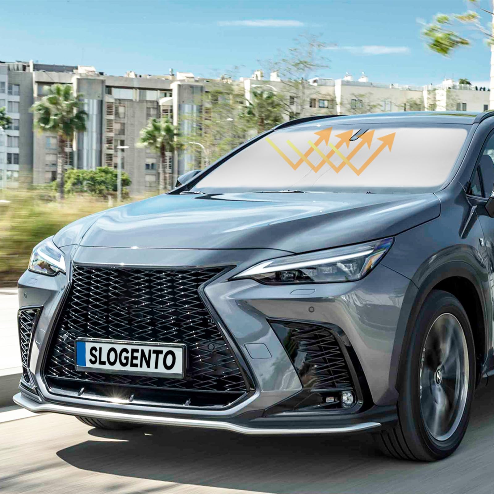 Sun Shade For Nx300H/Nx300/Nx200T Windshield Sunshades For 2015-2020 2021 Lexus Nx Suv Windshield Cover For Nx300 Nx300H Front W