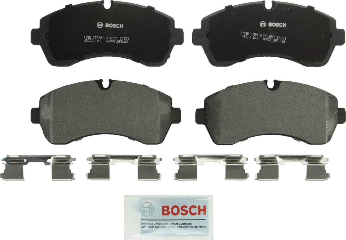 BOSCH BP1699 QuietCast Premium Semi-Metallic Disc Brake Pad Set - Compatible with Select Freightliner Sprinter 1500/2500/3500/35