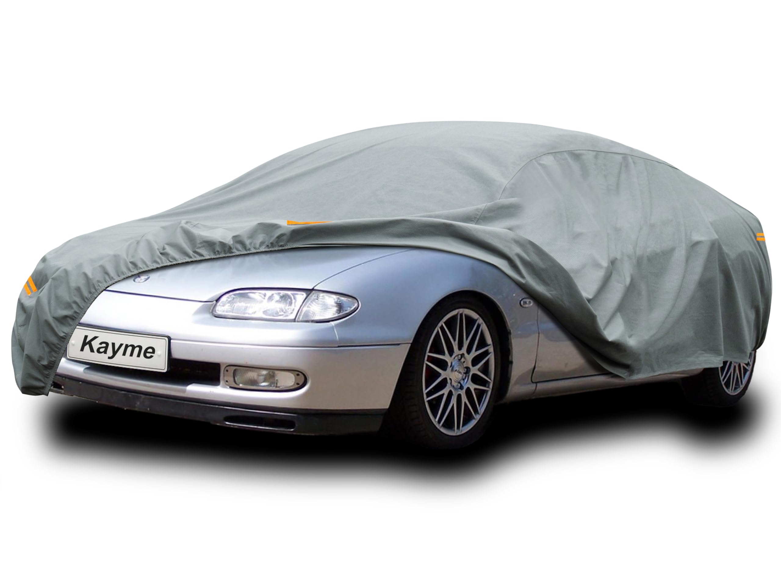 Kayme Heavy Duty Car Cover Custom Fit Mazda Mx-6 Mx6(1992-2000) Waterproof All Weather For Automobiles, Full Exterior Covers Sun