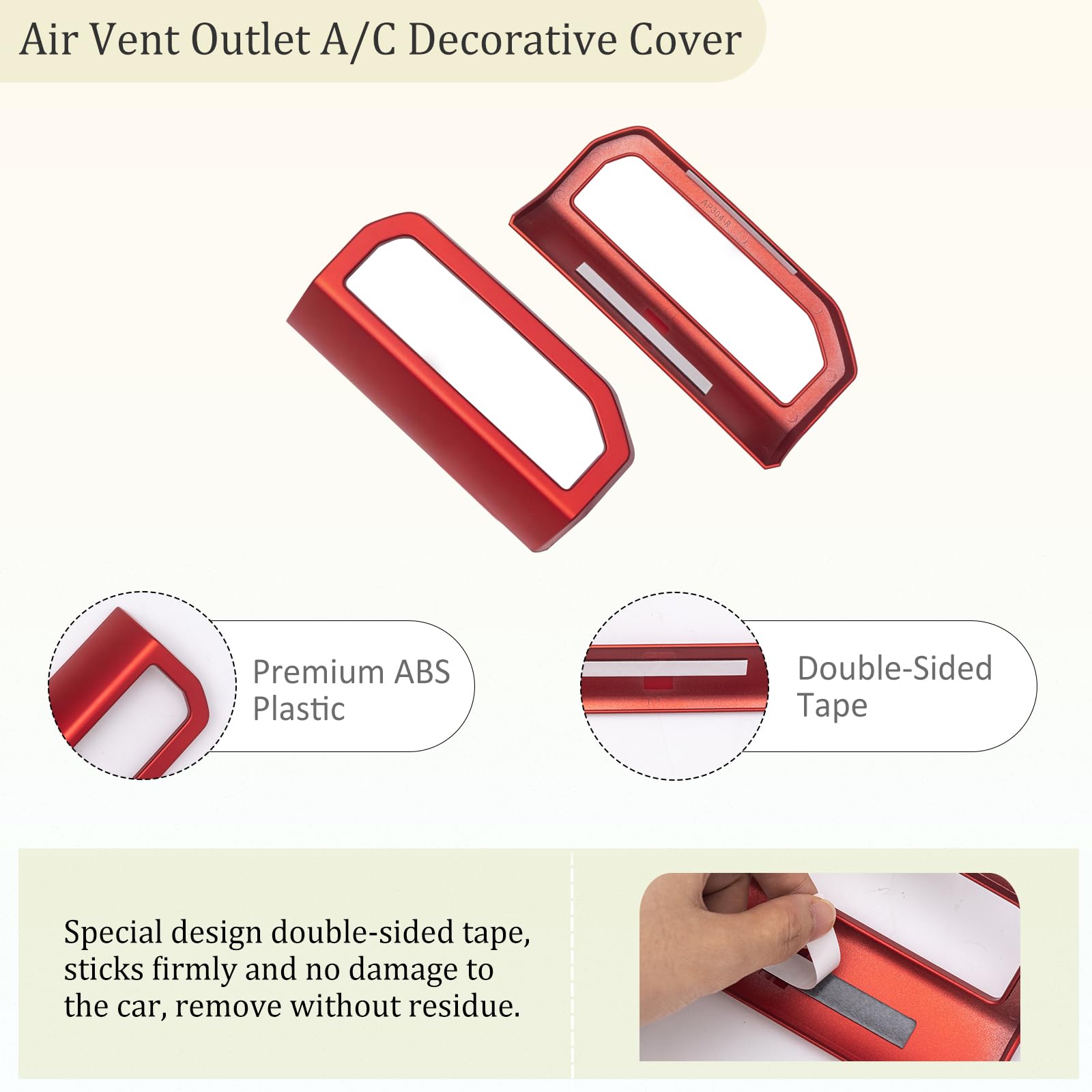 Jdmcar Dashboard Side Air Vent Outlet A/C Decorative Cover Trim Compatible With 2024 2025 Toyota Tacoma And 2025 Toyota 4Runner