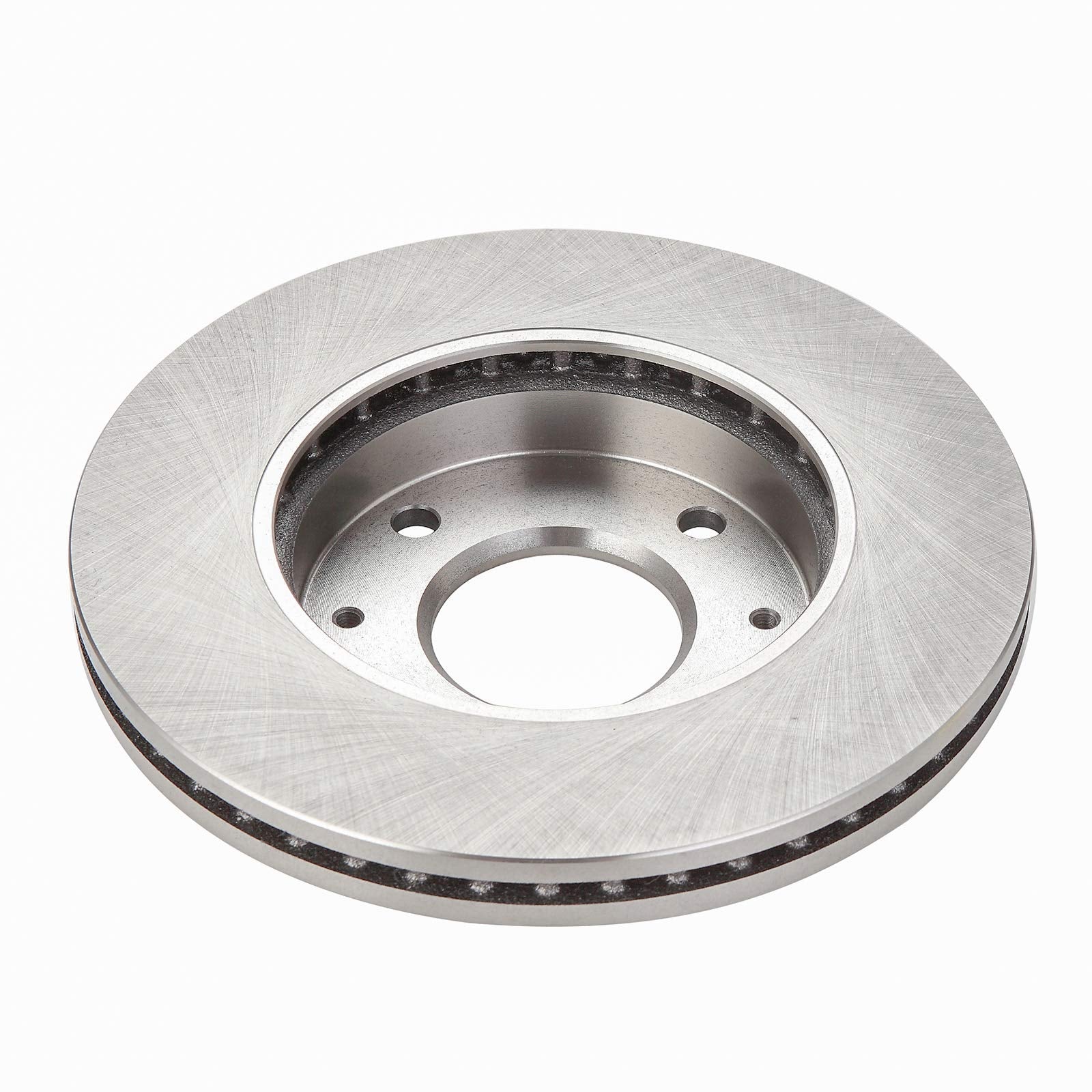 Trq Front Brake Pad & Rotor Kit Brake Pads Brake Rotor Semi-Metallic Compatible With 2002-2005 Hyundai Elantra