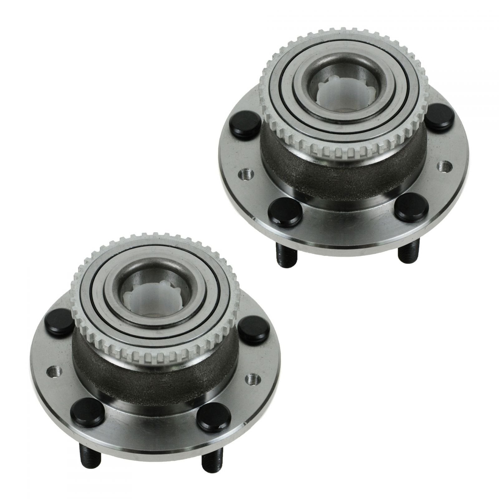 Trq Rear Wheel Hub Bearings Assembly Set Compatible With 2006-2012 Ford Fusion 2007-2012 Lincoln Mkz 2006 Zephyr 2003-2008 Mazda