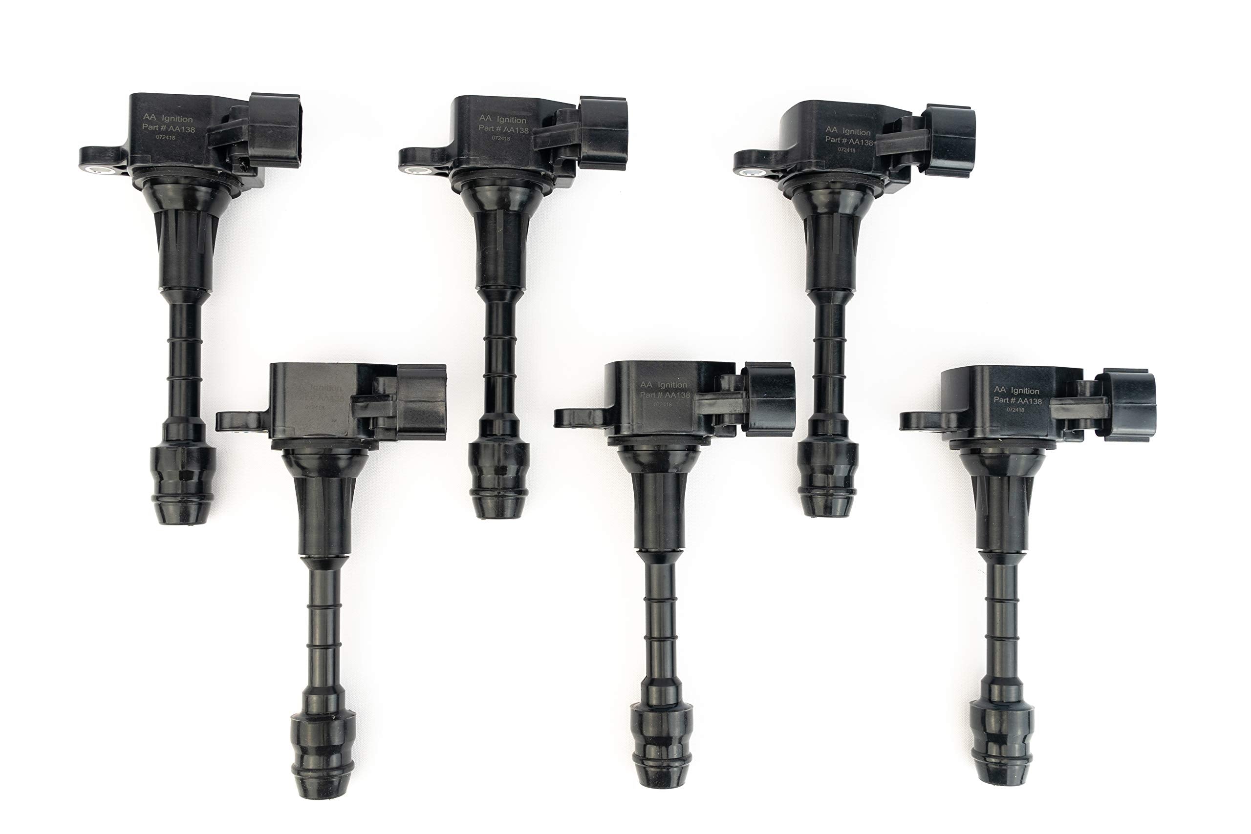 Ignition Coil Pack Set Of 6 - Compatible With Infiniti Fx35, G35, M35 & Nissan 350Z Vehicles - Replaces 22448-Al61C, Uf401, Igc0