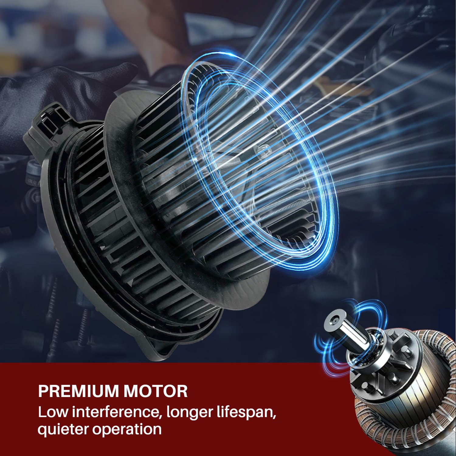 Aspligo 700153 Ac Heater Blower Motor Fan Assembly Fit For Toyota Prius 2001 2002 2003 2004 2005 2006 2007 2008 2009 8710347050,