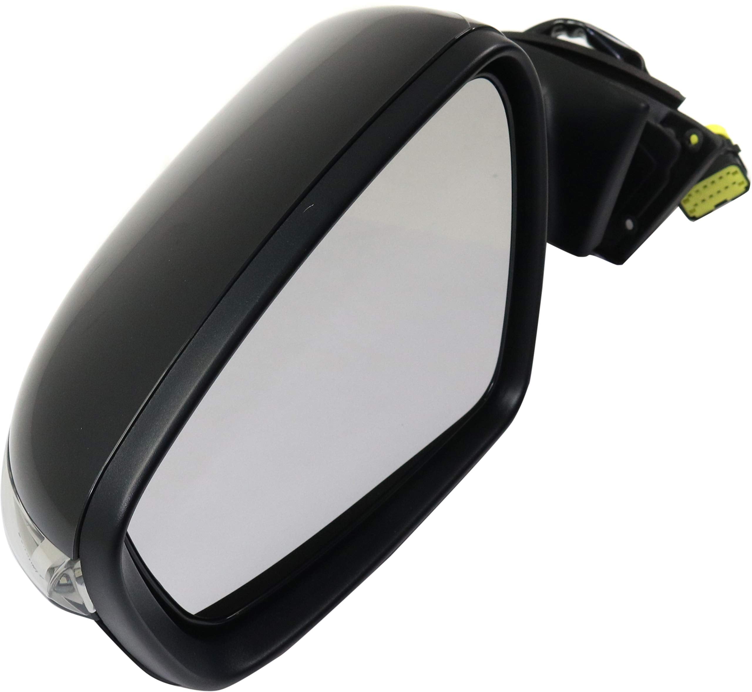 Kool Vue Driver Side Power Heated Mirror for Kia Forte Forte5 2017-2018 Power Fold With Signal Light & Puddle Lamp; Without Blind Spot Monitor Paintable