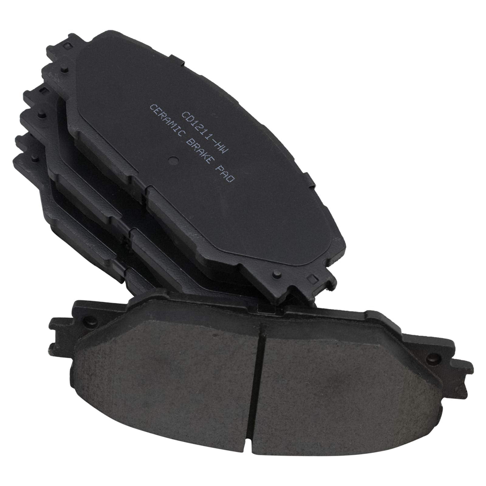 TRQ Front Brake Pads Ceramic Compatible with 2009-2010 Pontiac Vibe 2016 Scion iM 2011-2016 tC 2017-2018 Toyota Corolla iM 2009-