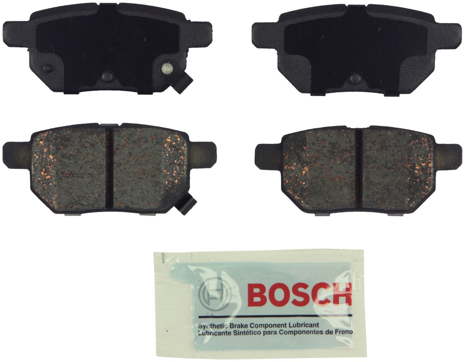 BOSCH BE1354 Blue Ceramic Disc Brake Pad Set - Compatible With Select Lexus CT200h; Pontiac Vibe; Scion iM, tC, xB; Toyota Corol