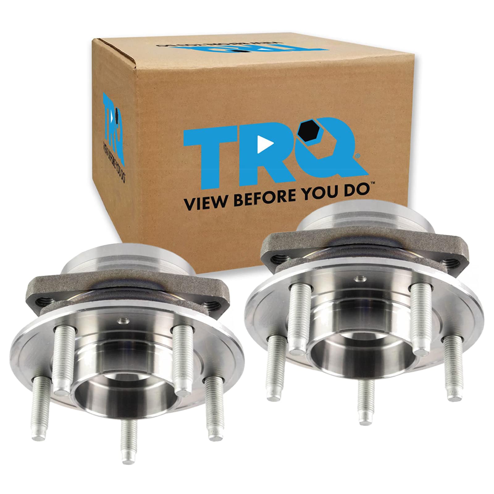 Trq Front Rear Wheel Hub Bearings Assembly Set Compatible With 2018-2019 Buick Cascada 2016-2018 Envision 2017-2019 Lacrosse 201