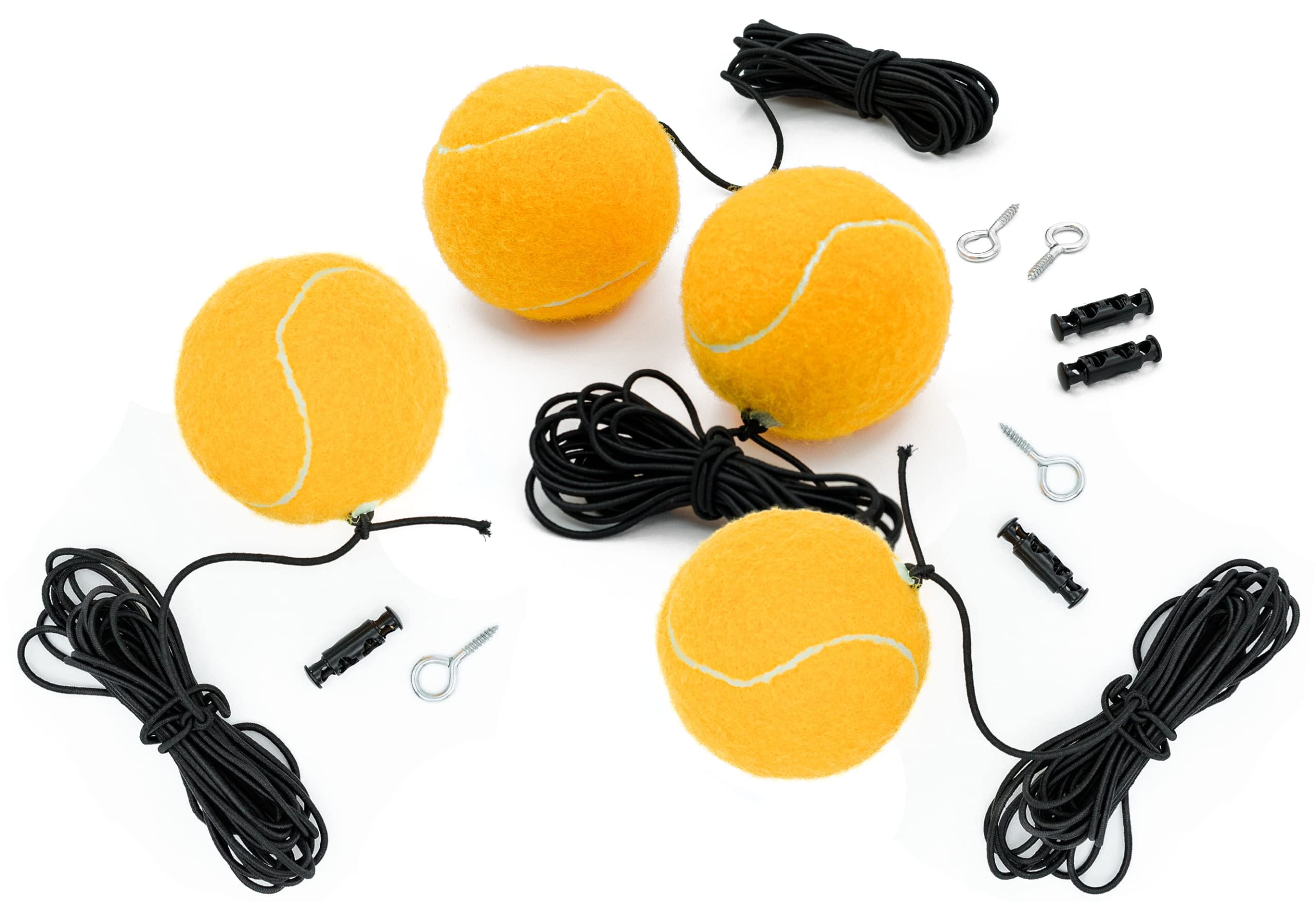 Firefly 4-Pack Garage Parking Guide Tennis Ball Car Stopper On A String Parking Aid Pack Of 4