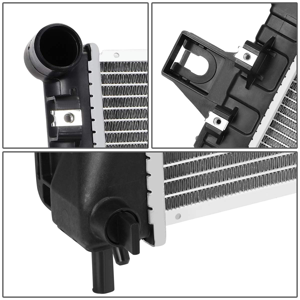 Dna Motoring Oem-Ra-2336 Factory Style Direct Fit Aluminum Core Radiator Compatible With 01-04 Grand Cherokee At, 23-1/8'' W X 2