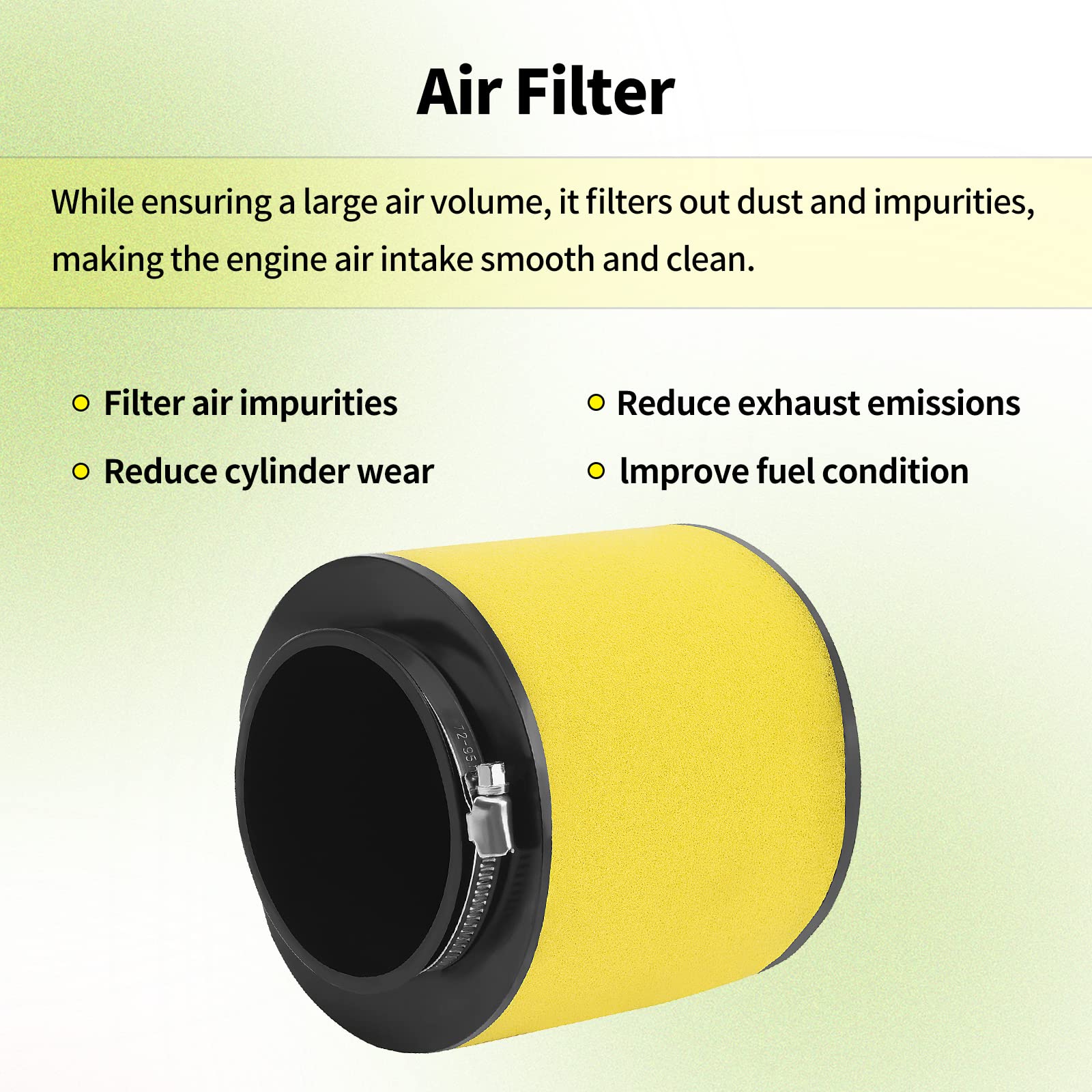 Air Filter 17254-HN1-000 for Honda Foreman 500 TRX500F TRX500FE Rubicon 500 TRX500FA TRX500FM TRX420 Rancher 420 TRX420FE TRX420