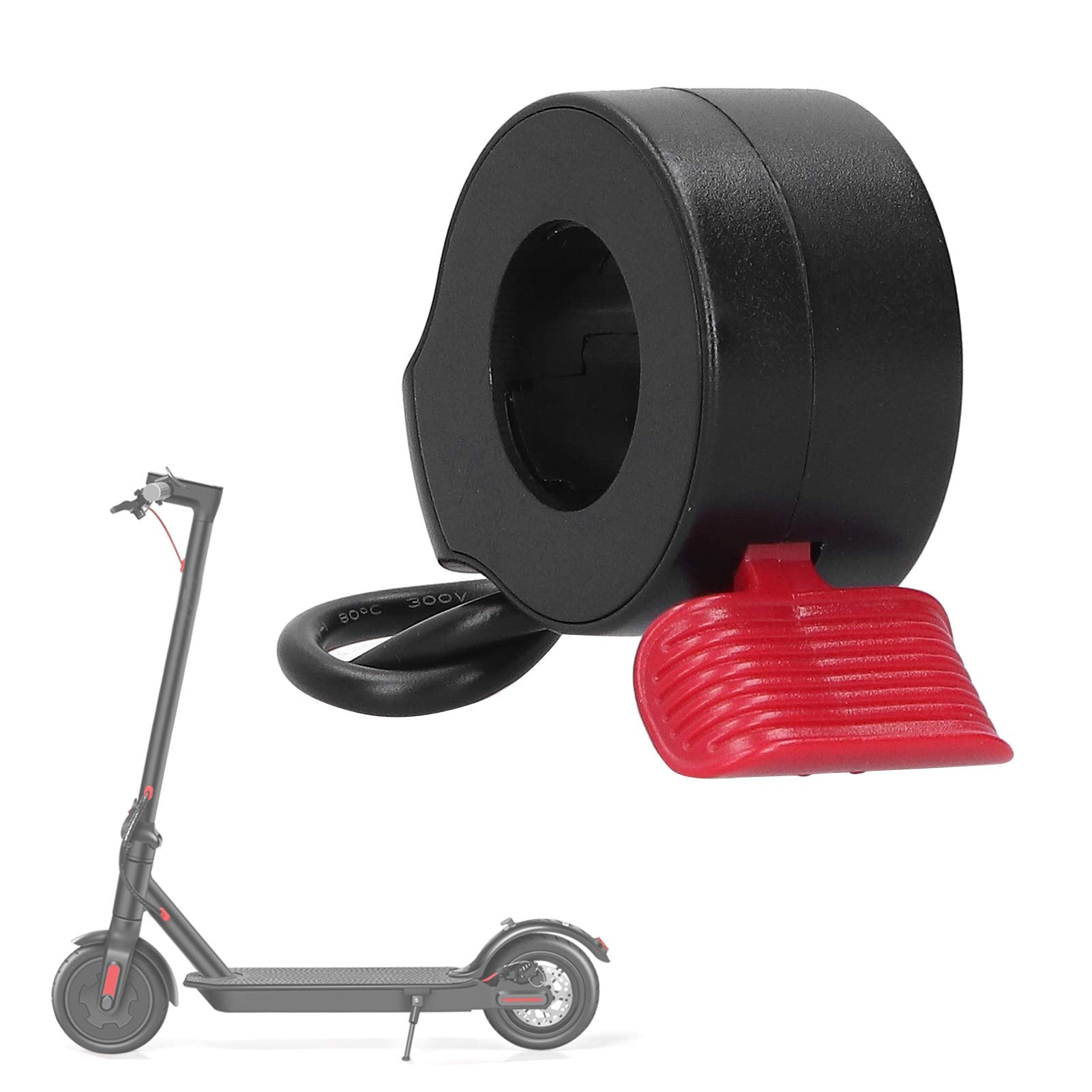 Ritoeasysports Finger Throttle Booster Hall Sensor Electric Scooter Speed Control Finger Throttle Accelerator Thumb Throttle(Red)