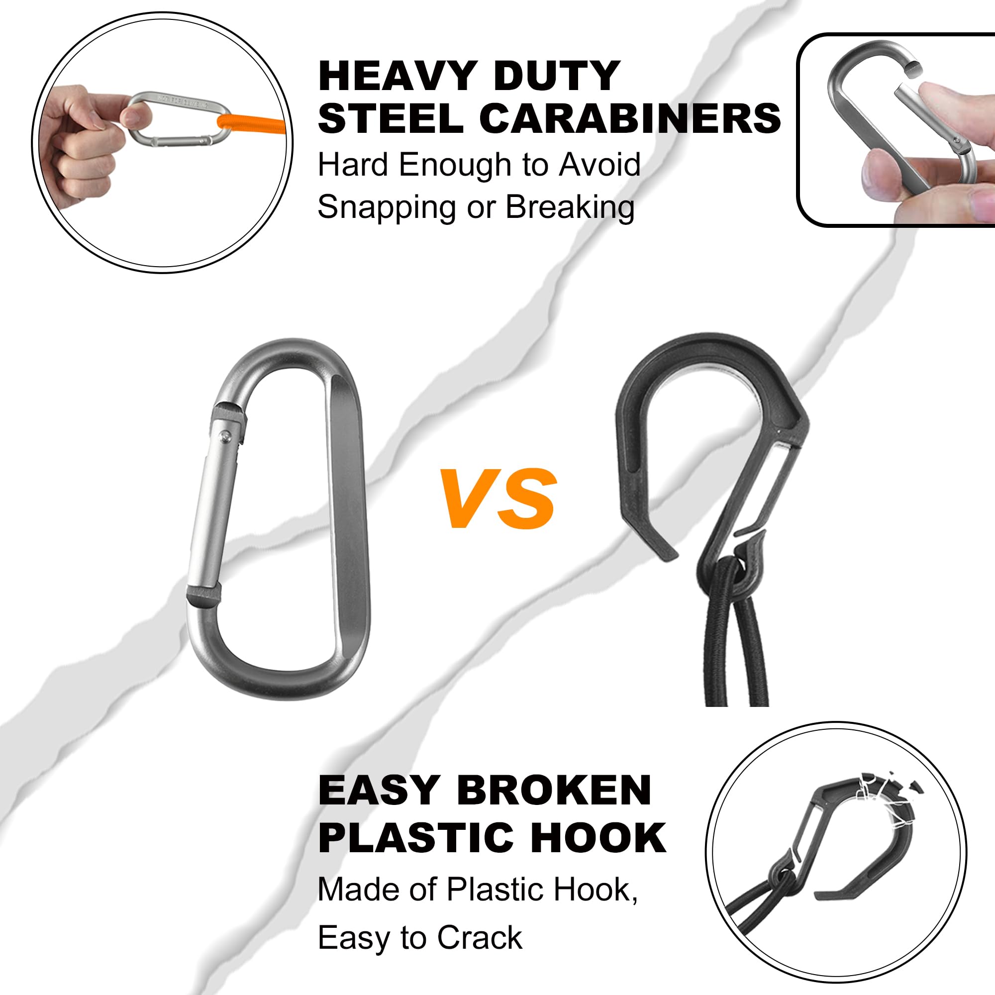 Seven Sparta 5 X 7 Bungee Cargo Net Stretches To 10' X 14' For Truck Bed, Pickup Bed, Trailer, Trunk, Suv With 16 Bonus D Clip C