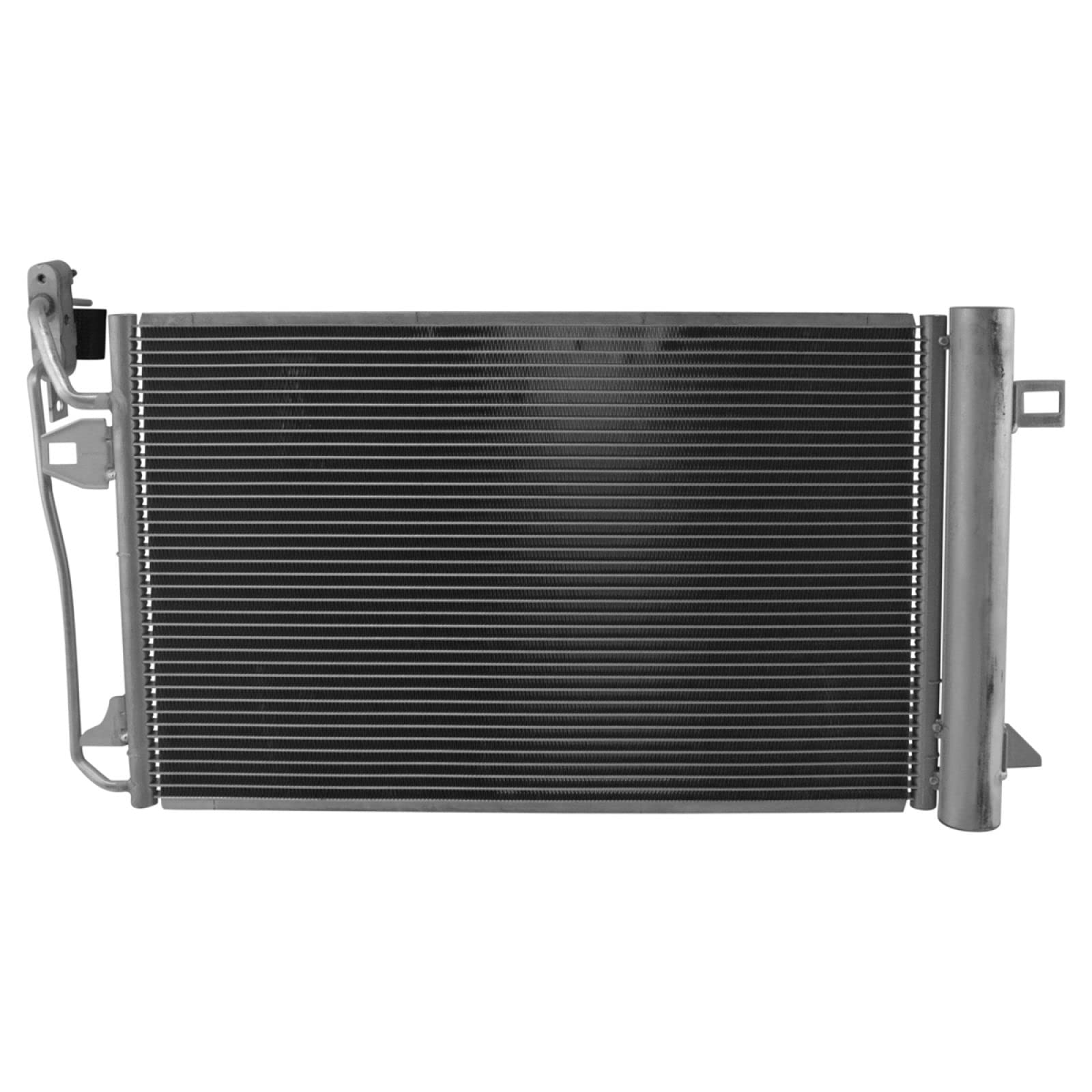 TRQ Air Conditioning A/C Condenser Receiver Drier Compatible with 2010-2012 Ford Fusion 2011-2012 Lincoln MKZ 2010-2011 Mercury 