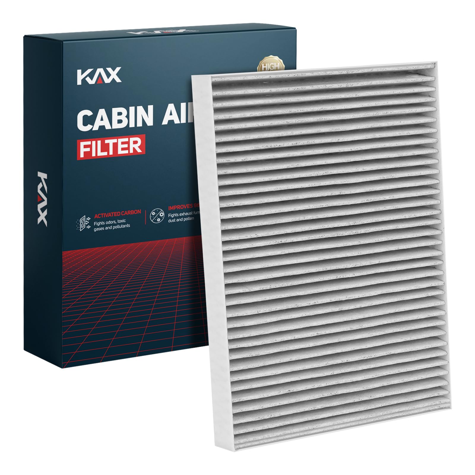 KAX Cabin Air Filter, Replacement for CF11668, Challenger, Charger, Chry-sler 300, Cabin Filter with Activated Carbon
