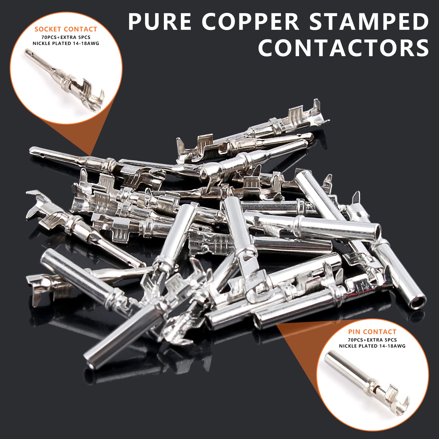 Newdeli Deutsch Connector Kit 188Pcs 12 Sets 2 3 4 6 8 12 Pin Connectors With Size 16 Stamped Contacts 14-20Awg Dt Series Sealed