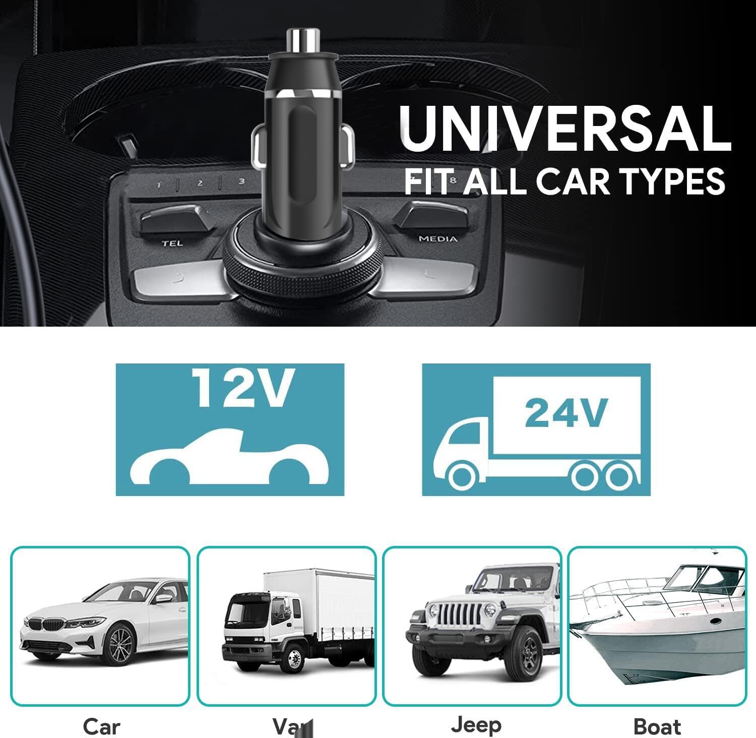 Kfd Dc Adapter Fridge Car Charger For Alpicool Dometic Arb Iceco Setpower Joytutus Rockpals Aspenora Ausranvik Astroai Kalamera Portable Refrigerator Car Freezer Cooler Cigarette Lighter Plug