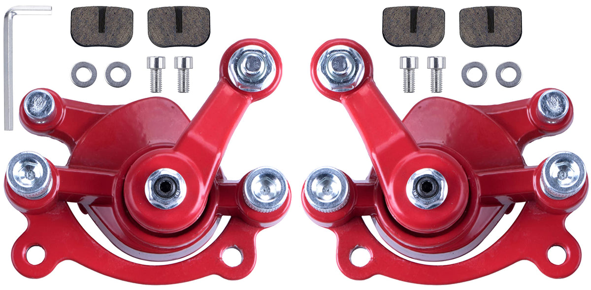 MWMNUN front Rear Disc Brake Caliper with Brake Pads Compatible with Motovox MBX10 MBX11 Mini Dirt Bike MM-B80-BR 80CC 2.5HP Mot