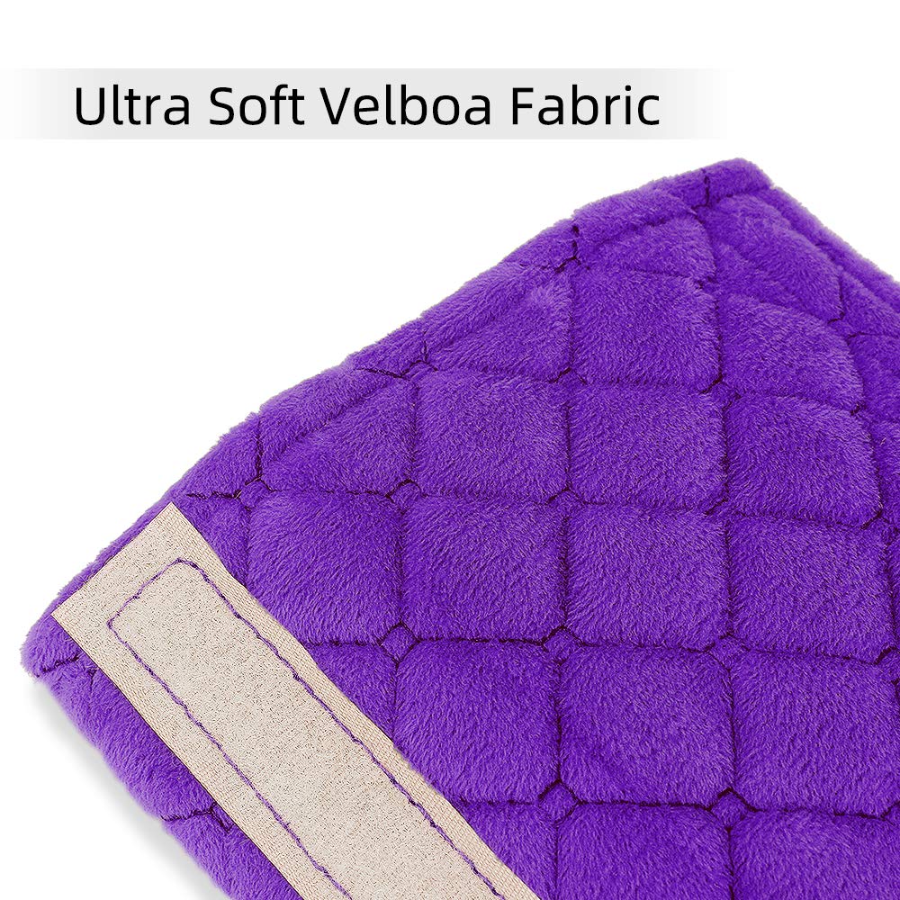 Car Seat Belt Pads Cover, 2 Pack Seat Belt Shoulder Strap Covers Protector To Release Stress To Your Neck And Shoulder For A Safety Driving (Purple)