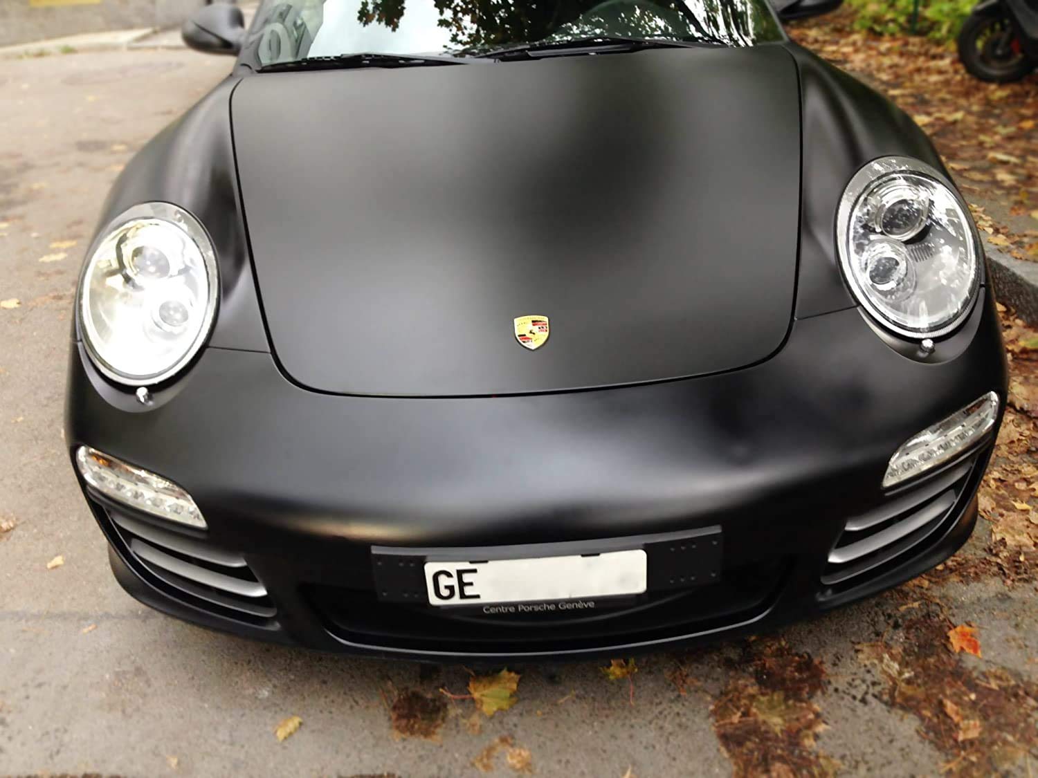 Vvivid Matte Black Vinyl Wrap Adhesive Film Air Release Decal Sheet (5Ft X 5Ft)