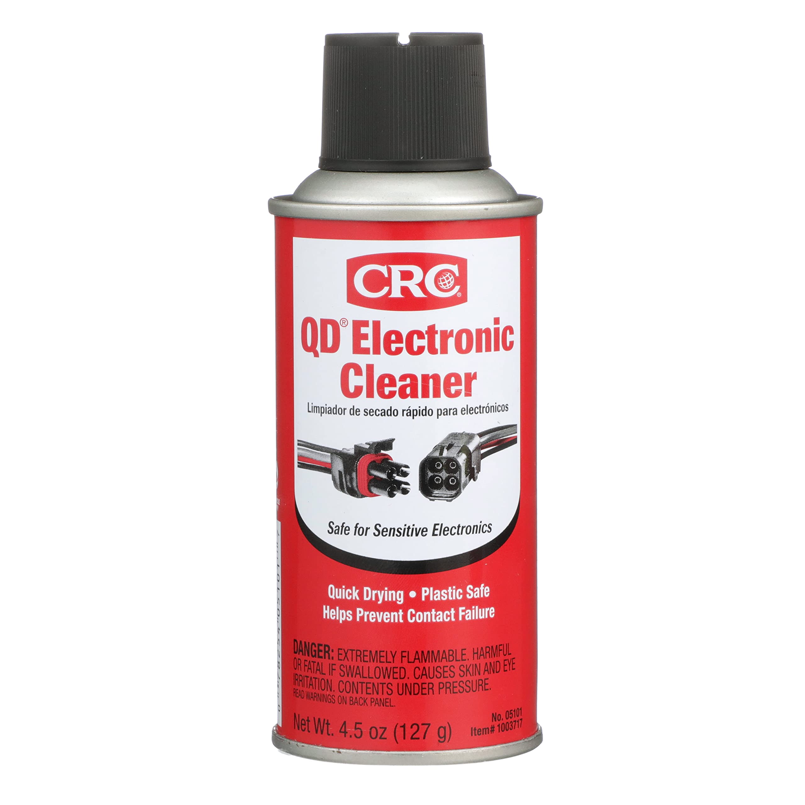 Crc Qd Electronic Cleaner 05101 - 4.5 Wt. Oz., Plastic Safe Cleaner, Safe For Sensitive Electronics