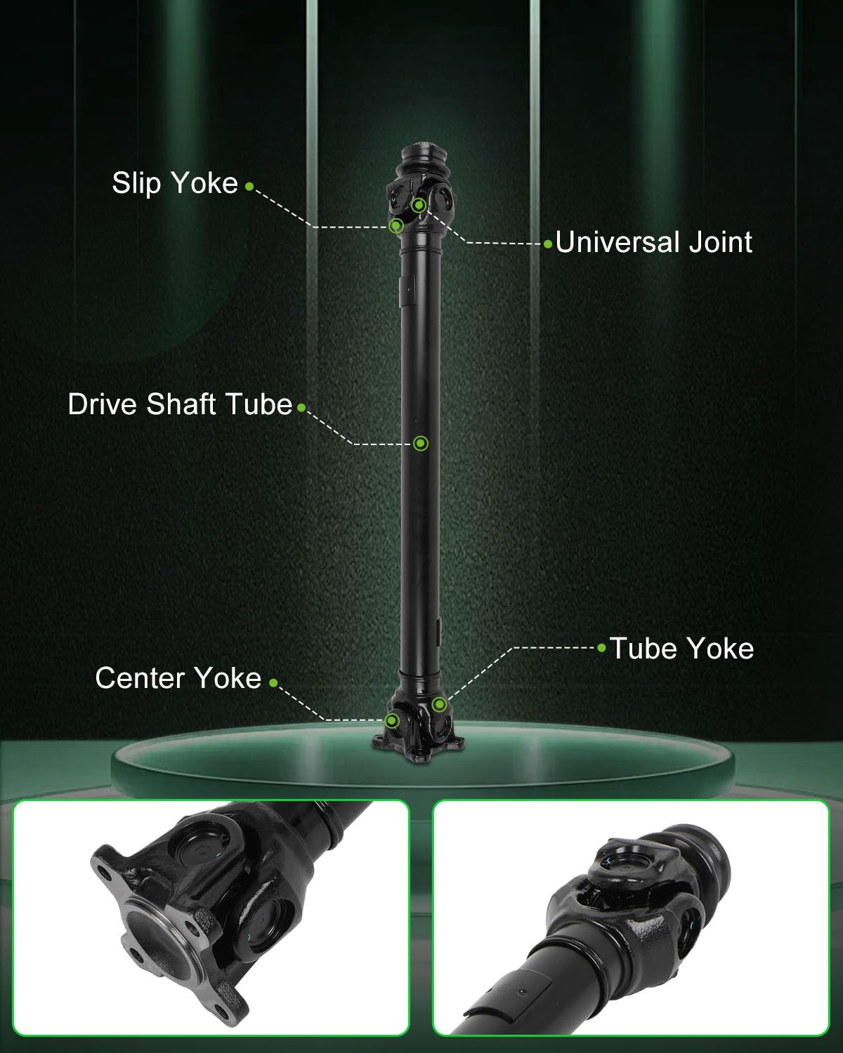 Scitoo?27.875''?Steel Front Driveshaft Assembly Drive Shaft Prop Shaft For Bmw X5 2012-2017,For Bmw X6 2012-2017,Oe# 26209425907